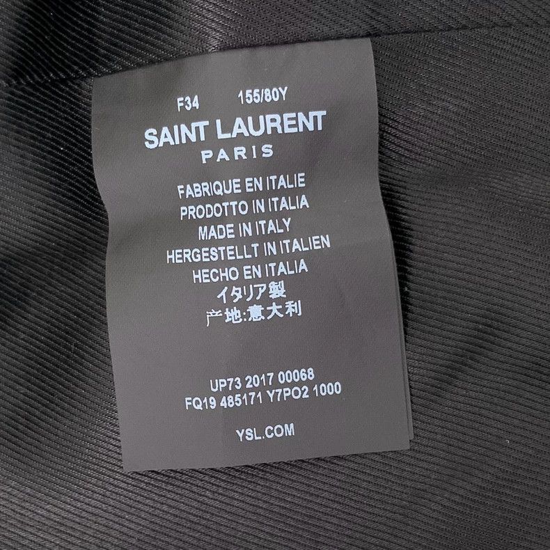 Yves Saint Laurent Saint LaruentLamb wool black jacket 2502-Nextarrow Size XXS / US 00 / IT 34 - 6 Thumbnail