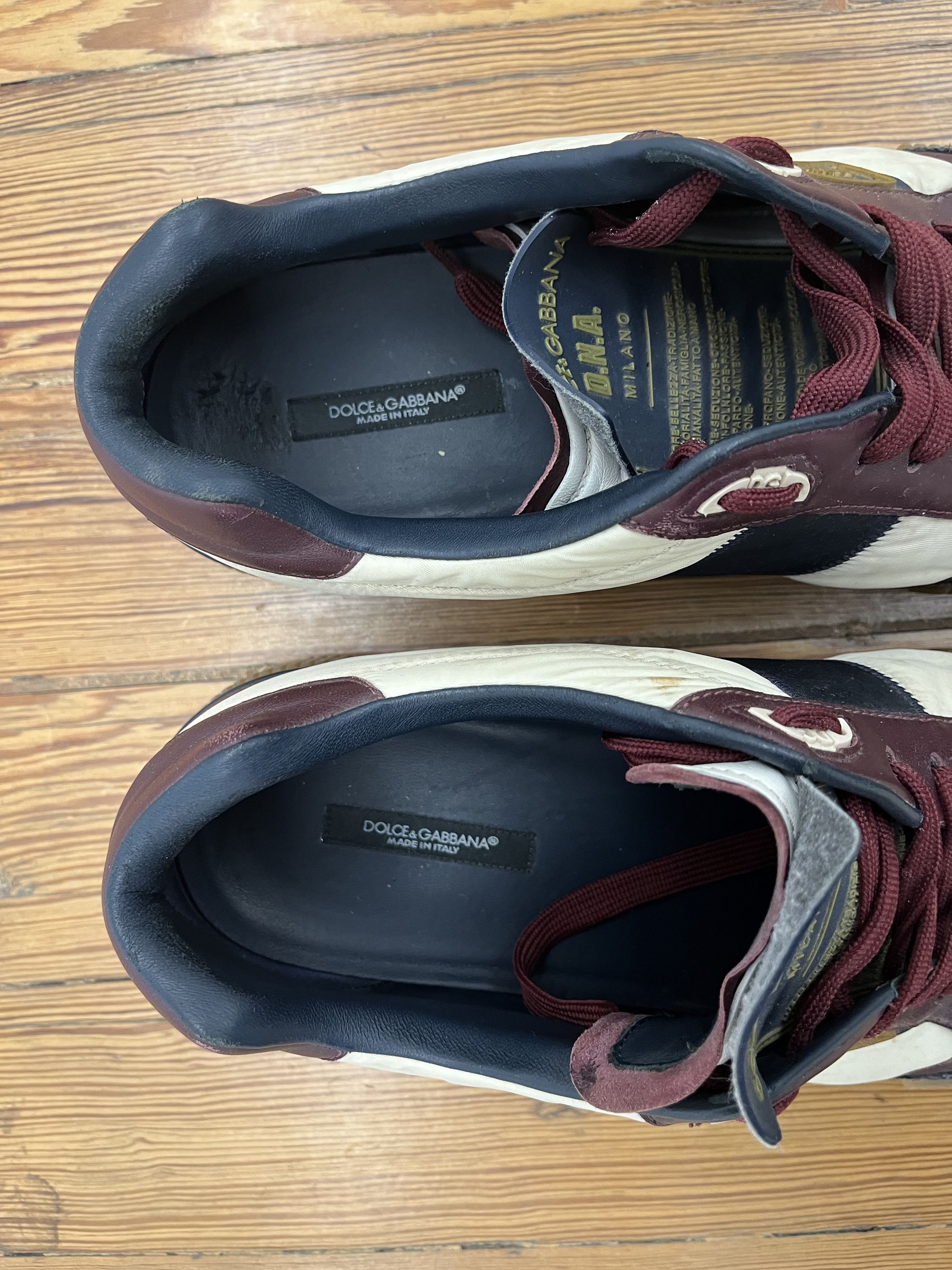 Dolce & Gabbana Dolce & Gabbana Mixed material Miami snakers Size US 12 / EU 45 - 7 Thumbnail
