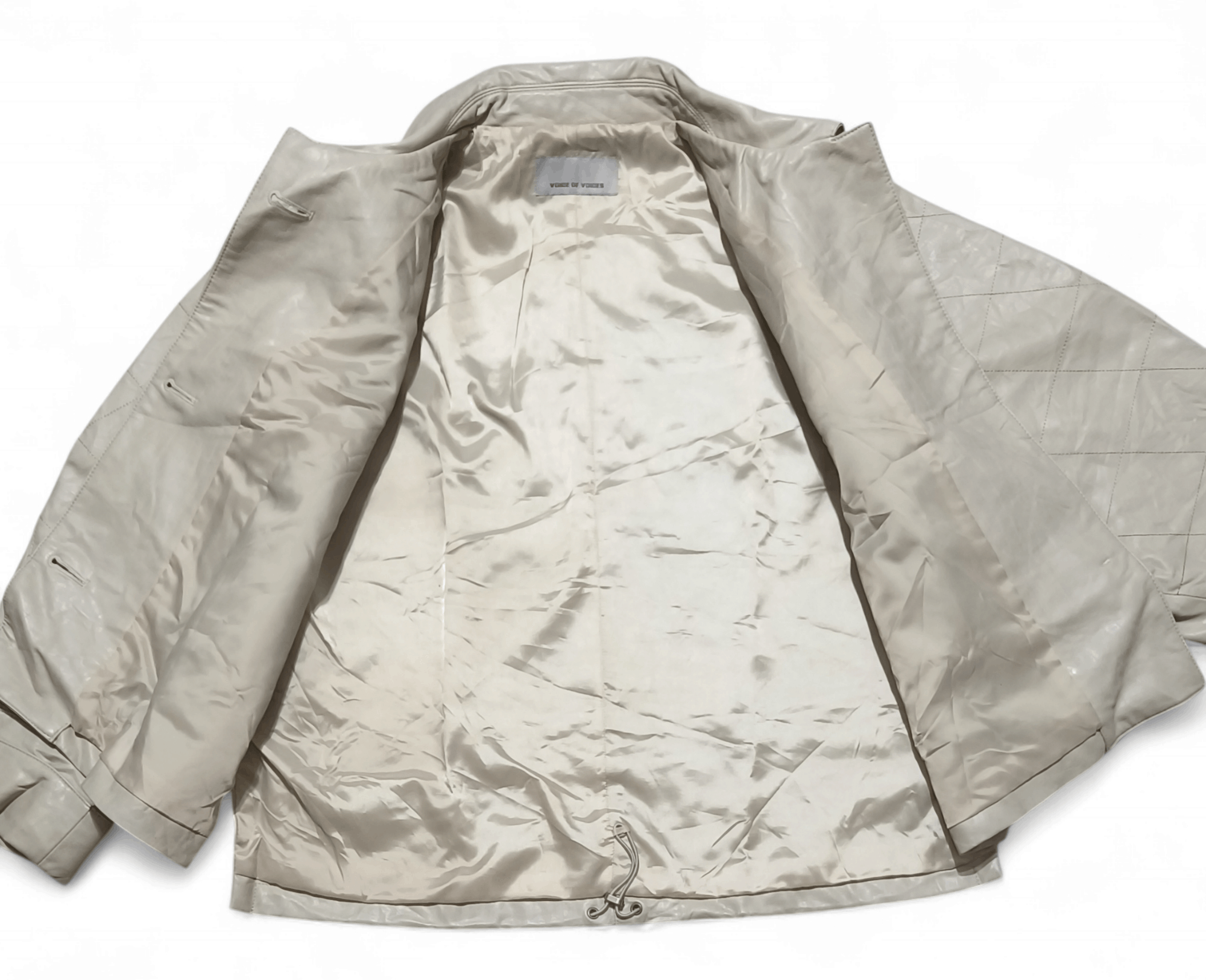 Designer × Vintage Voice of Voices VOV Women's Faux Leather Jacket Size M / US 6-8 / IT 42-44 - 3 Thumbnail