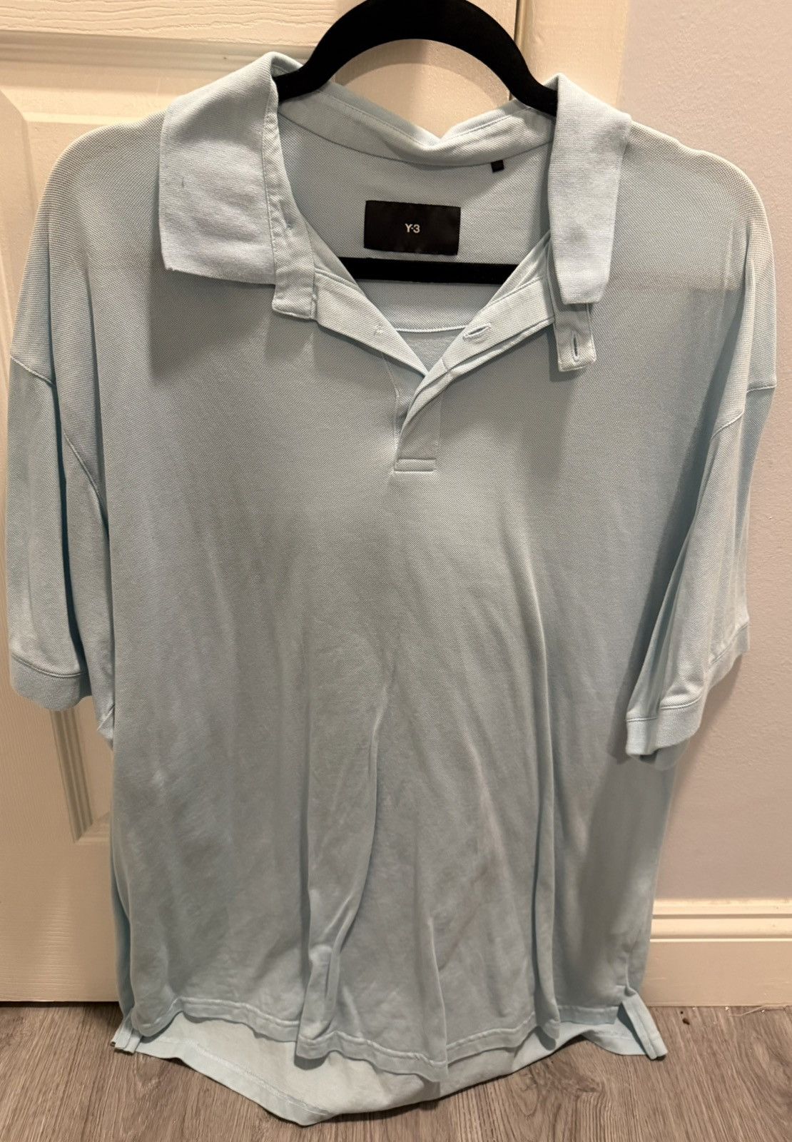 Y-3 Men Y-3 Polo Blue Size Medium Size US M / EU 48-50 / 2 - 1 Thumbnail
