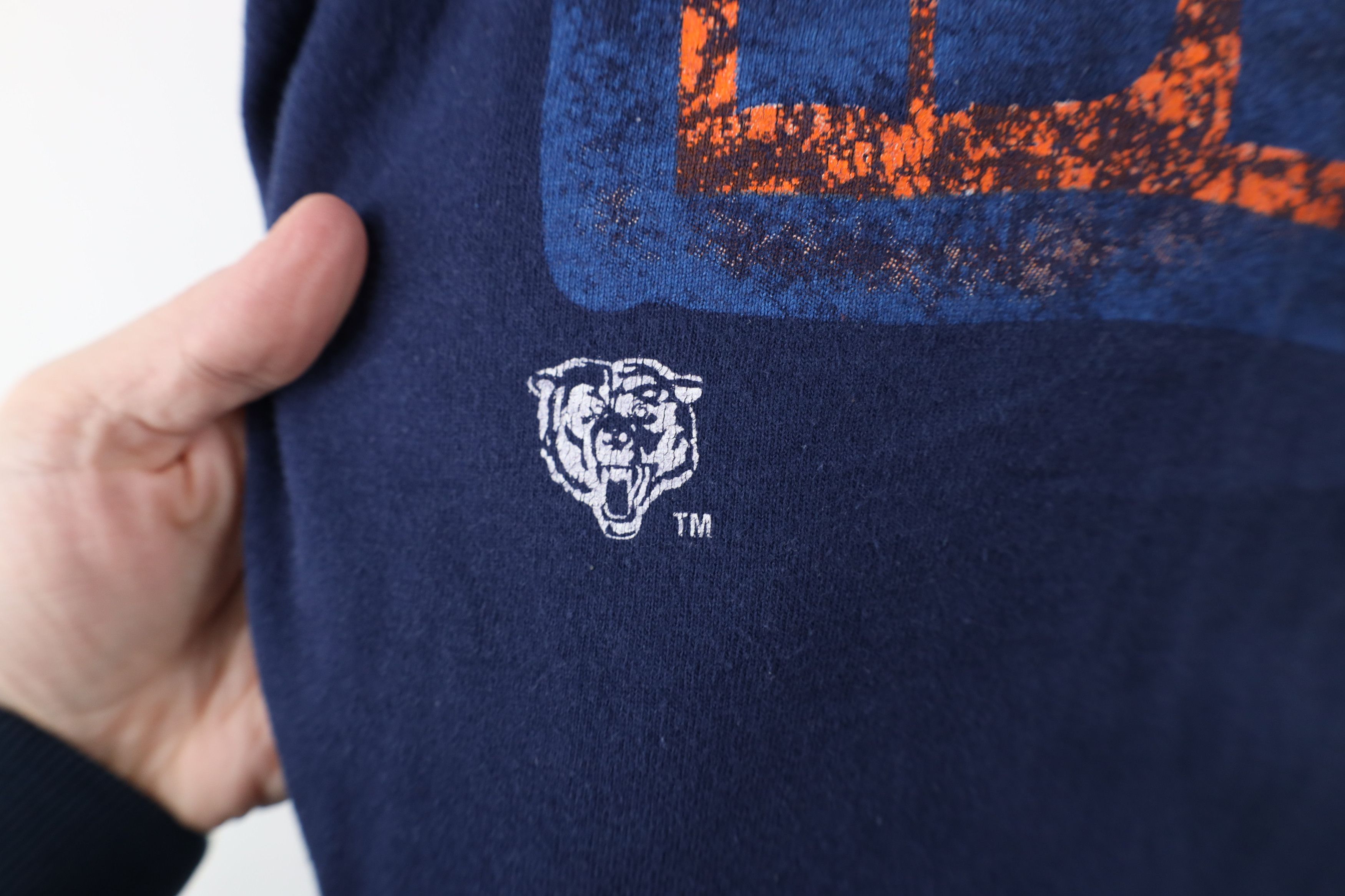 Vintage Vintage 90s Out Chicago Bears Football T-Shirt Blue USA Size US XL / EU 56 / 4 - 6 Thumbnail