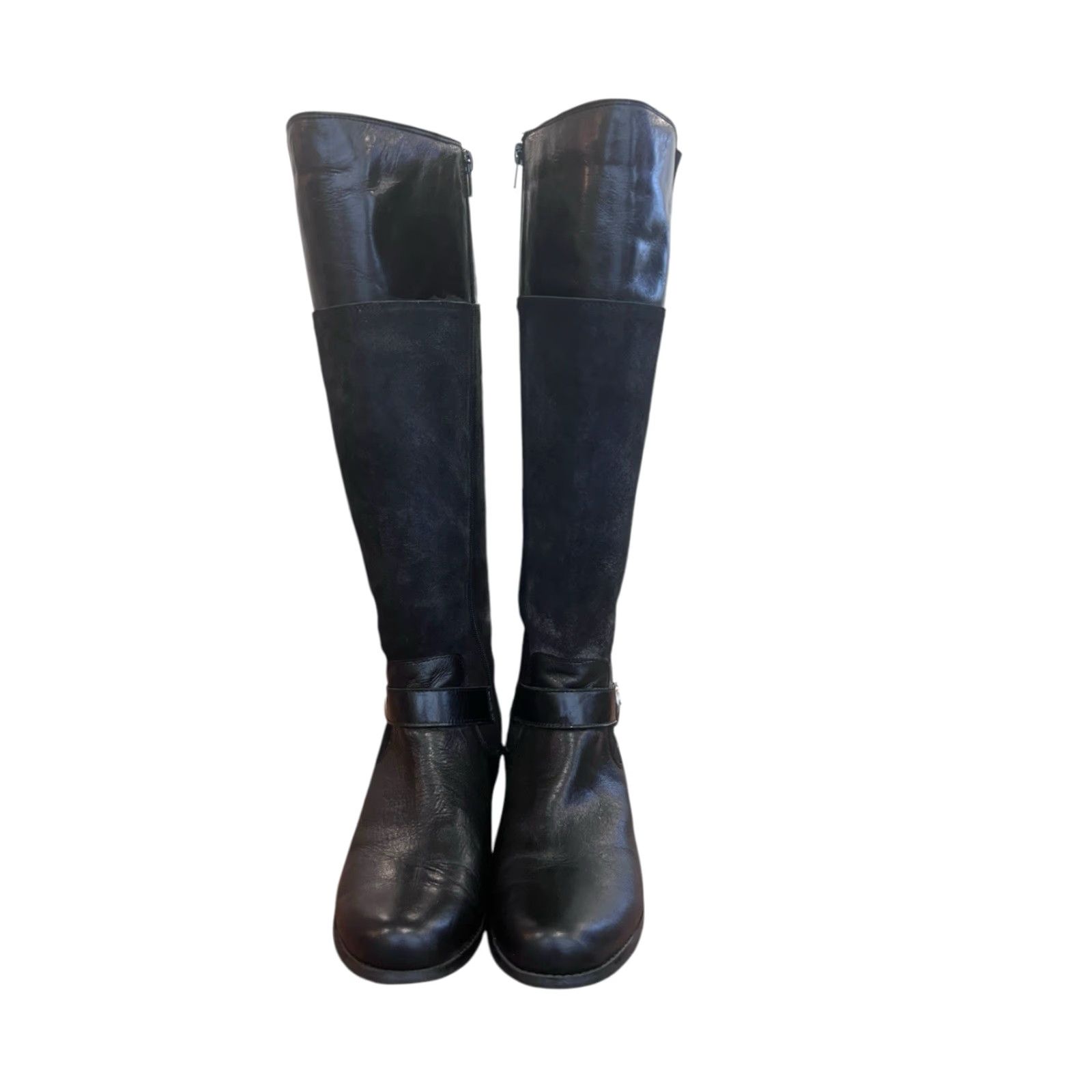 Talbots San Jacinto Company Womens Boots Flat Tall Leather Black Riding Boot Size 10.5 M Size US 11 / IT 41 - 2 Thumbnail