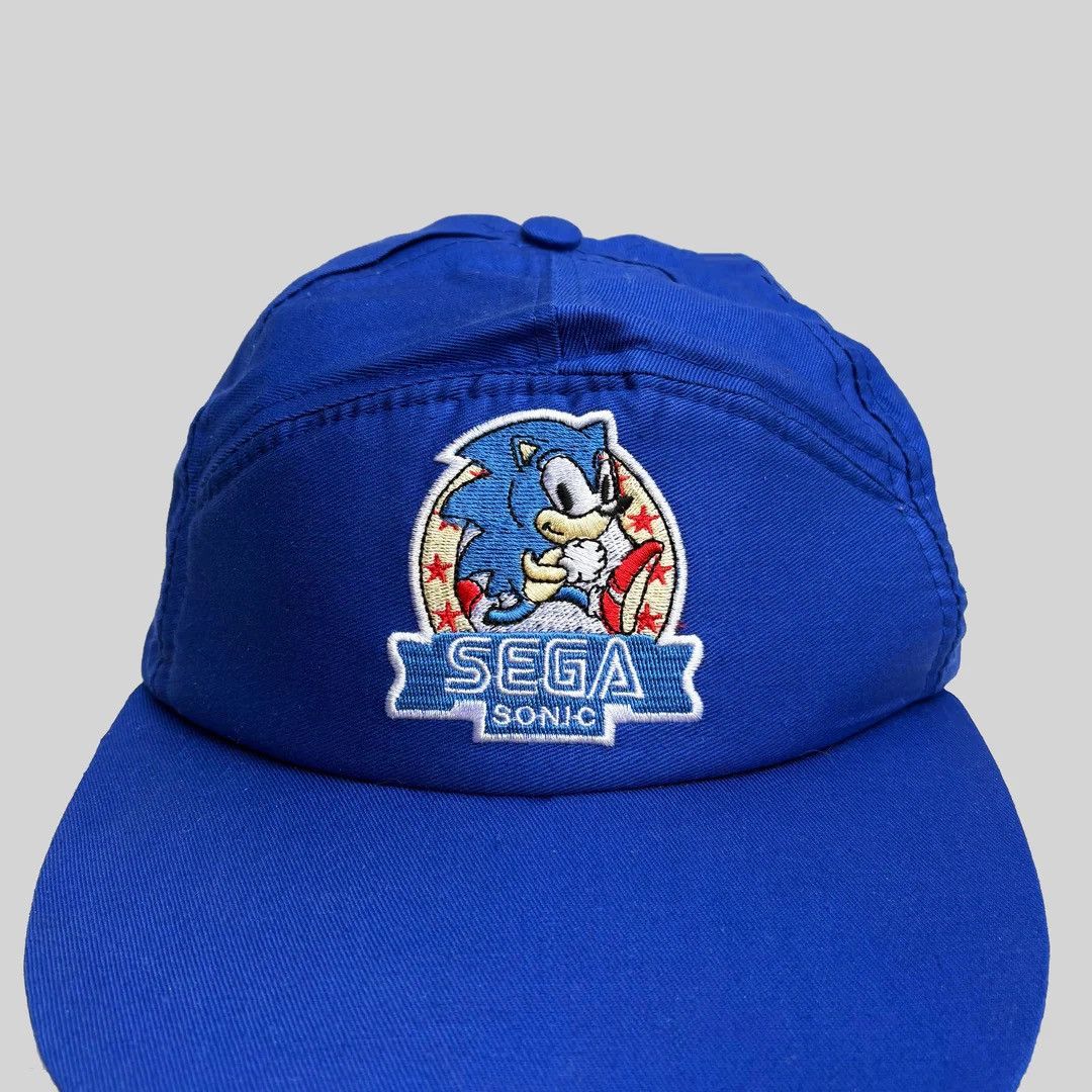 Vintage Sega Sonic 1990 90s Vintage Logo Japan Graphic cap Hat Size ONE SIZE - 2 Thumbnail