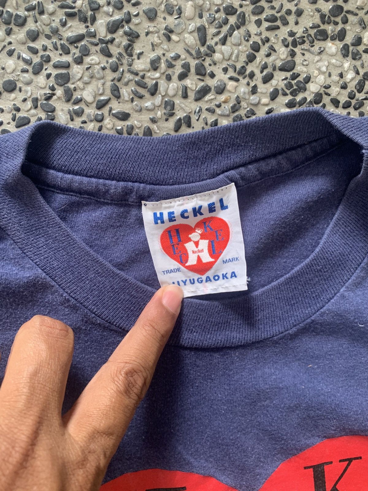 Vintage Vintage 90s Heckel Modern Streetwear T Shirt Size US M / EU 48-50 / 2 - 6 Thumbnail