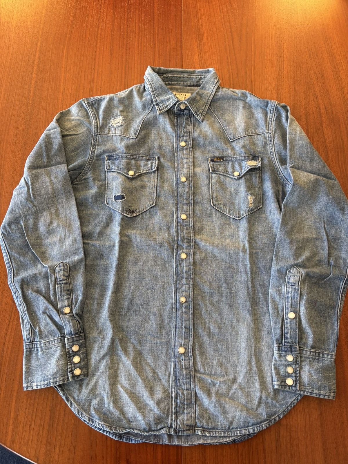 Polo Ralph Lauren POLO RALPH LAUREN WESTERN shirt small Size US S / EU 44-46 / 1 - 1 Thumbnail