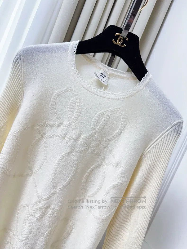 Hermes Hermes Muted Yellow Color Pattern Jacquard Flared Sleeve K Size XS / US 0-2 / IT 36-38 - 3 Thumbnail