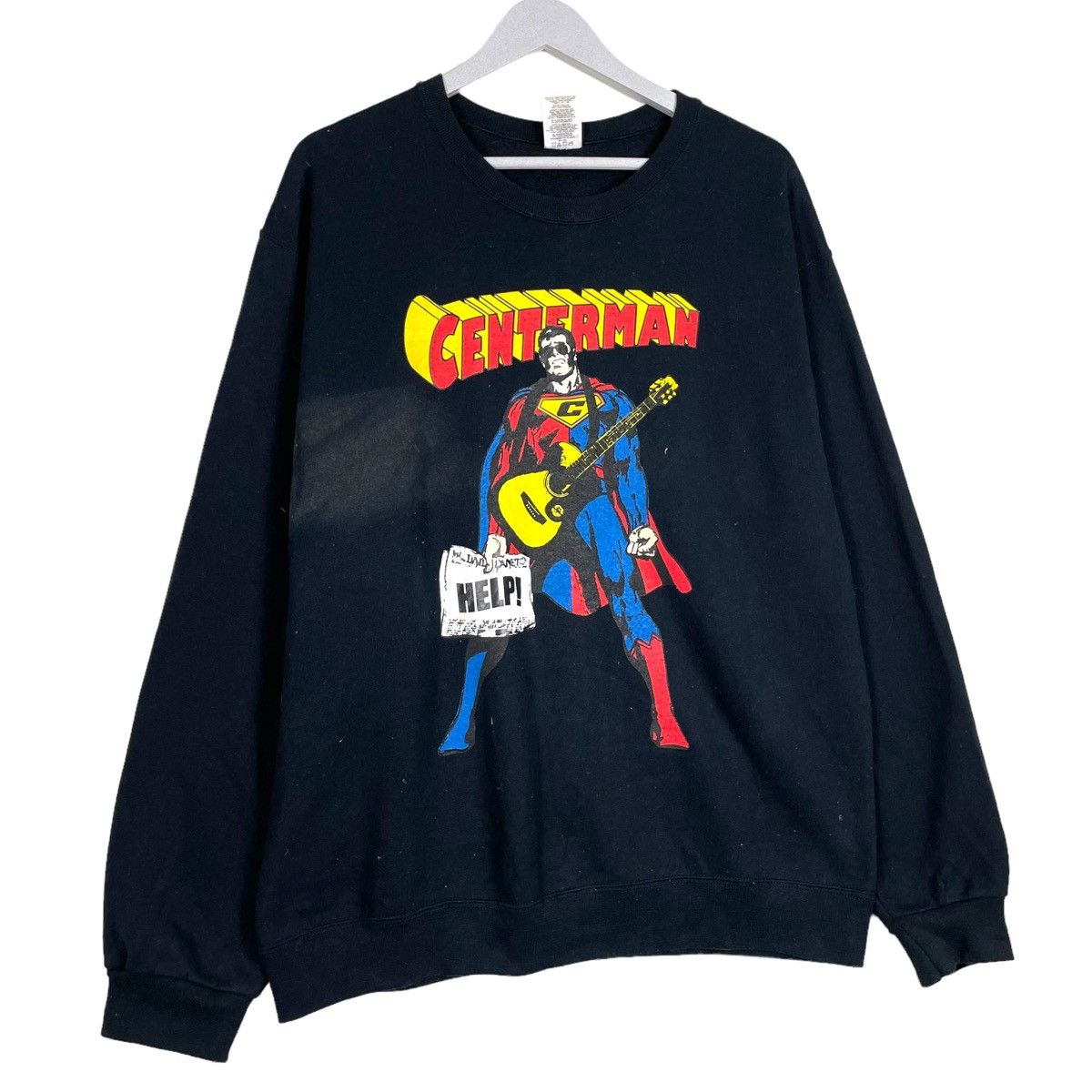 Marvel Comics 💥CENTERMAN SUPER HERO CREWNECK PULLOVER SWEATER Size US L / EU 52-54 / 3 - 3 Thumbnail