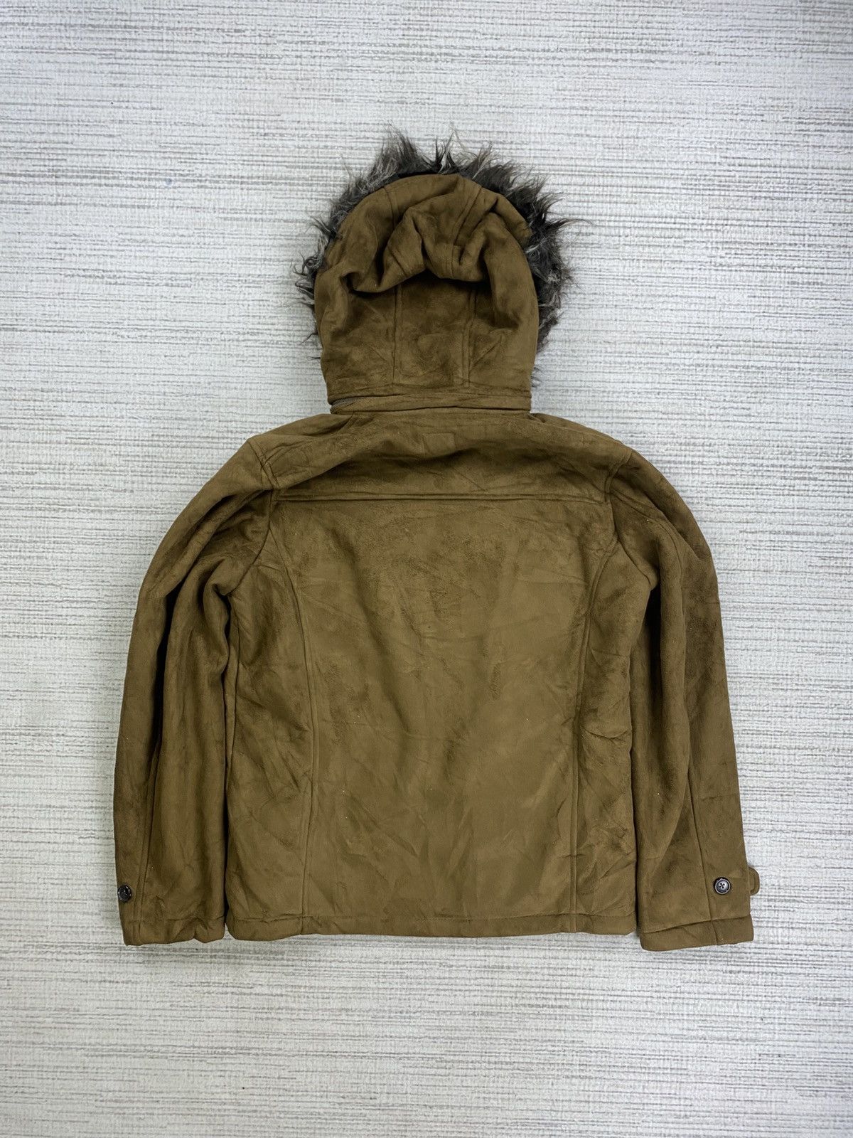 If Six Was Nine 🔥Louis Chavlon Faux Fur Hoodie Suede Leather Jacket Size US M / EU 48-50 / 2 - 2 Thumbnail