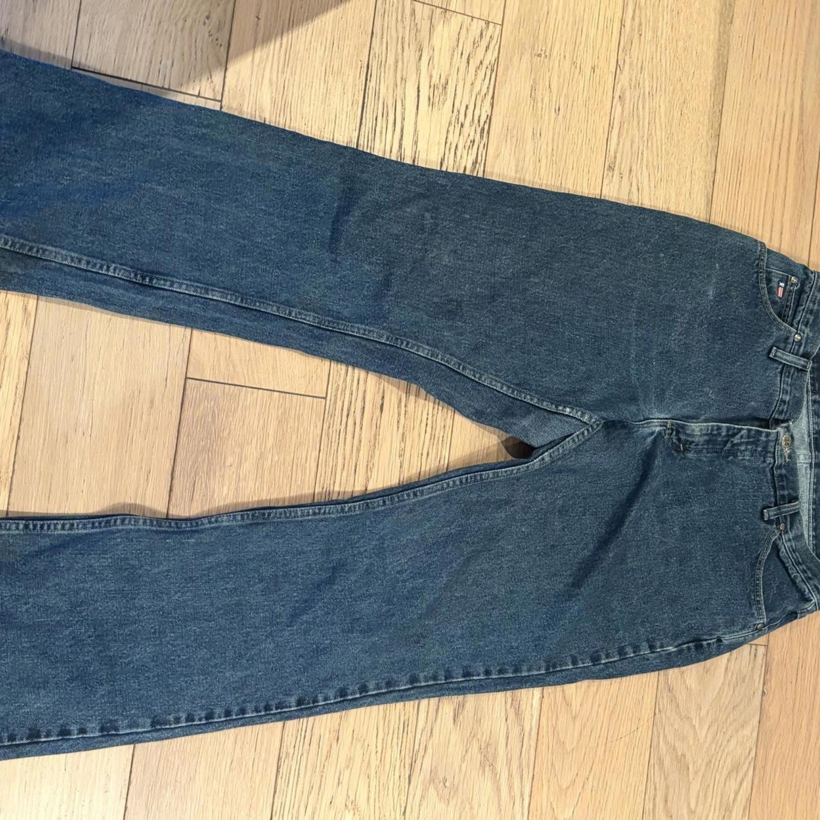 Wrangler Wrangler Dark Wash Jeans Size US 32 / EU 48 - 2 Thumbnail