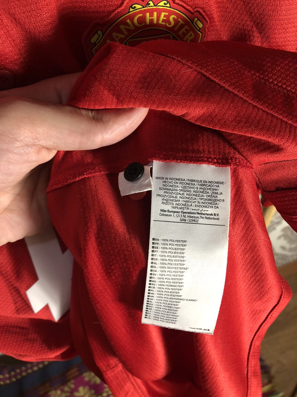 Other VERY RARE NIKE FC MANCHESTER UNITED ENGLAND SOCCER JERSEY Size US M / EU 48-50 / 2 - 7 Thumbnail