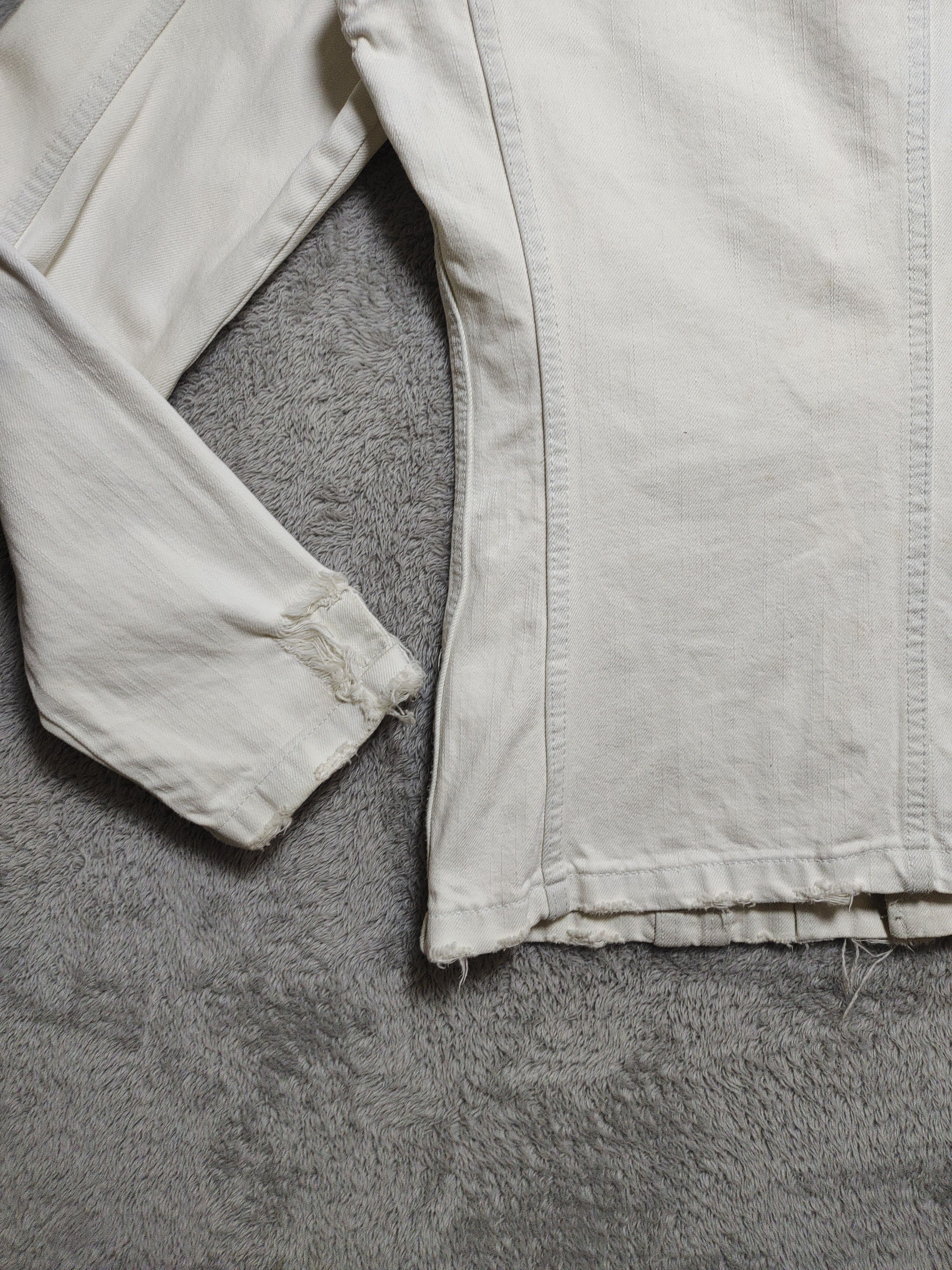 PPFM VINTAGE PPFM WHITE DISTRESSED DENIM Size US M / EU 48-50 / 2 - 7 Thumbnail