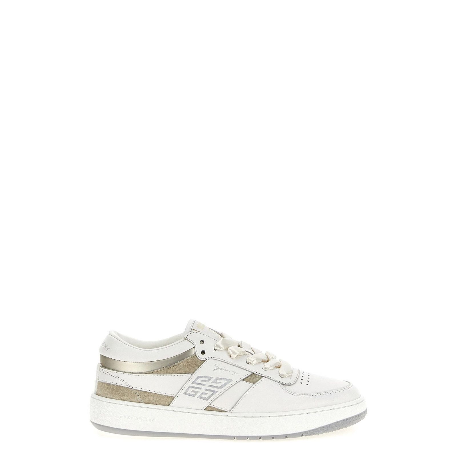 Givenchy GIVENCHY Lace Up White/Gold Leather Sneakers New & Authentic Size US 6 / IT 36 - 1 Thumbnail