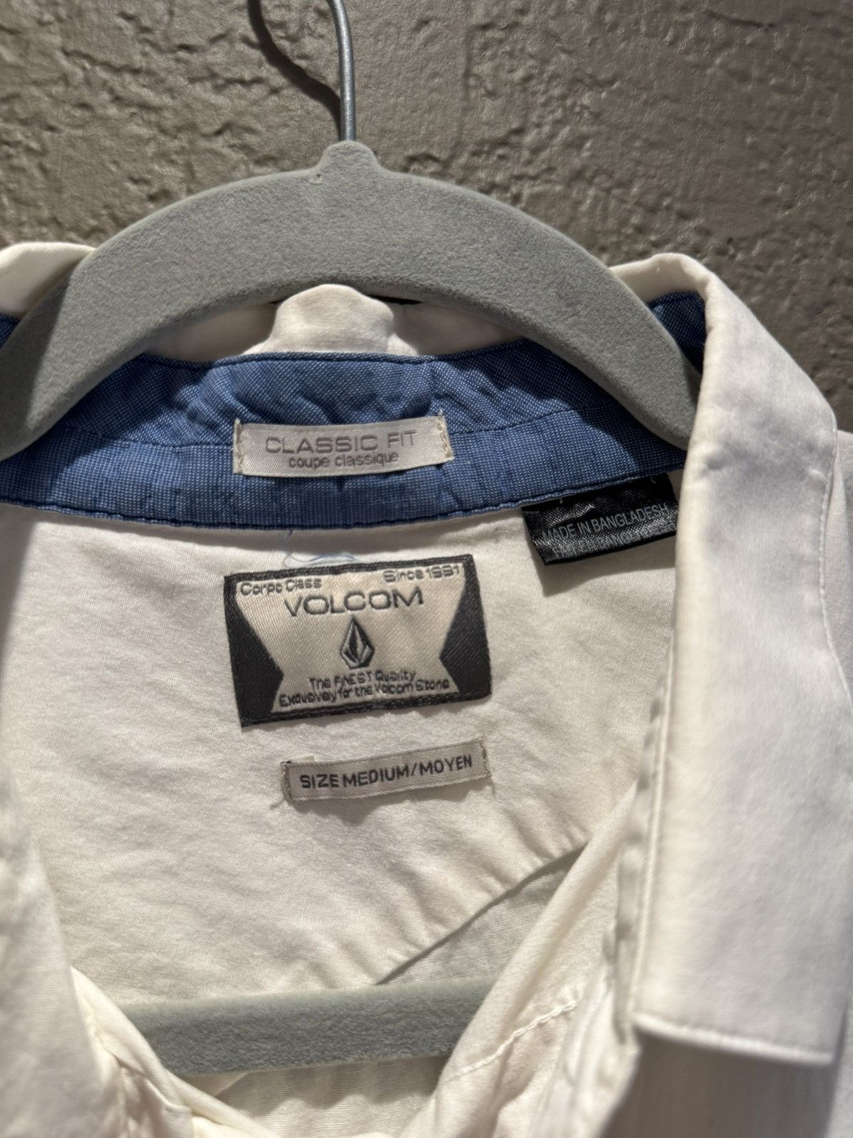 Volcom 00s Volcom White Asymmetric Stitch Button Up Medium Size US M / EU 48-50 / 2 - 3 Thumbnail