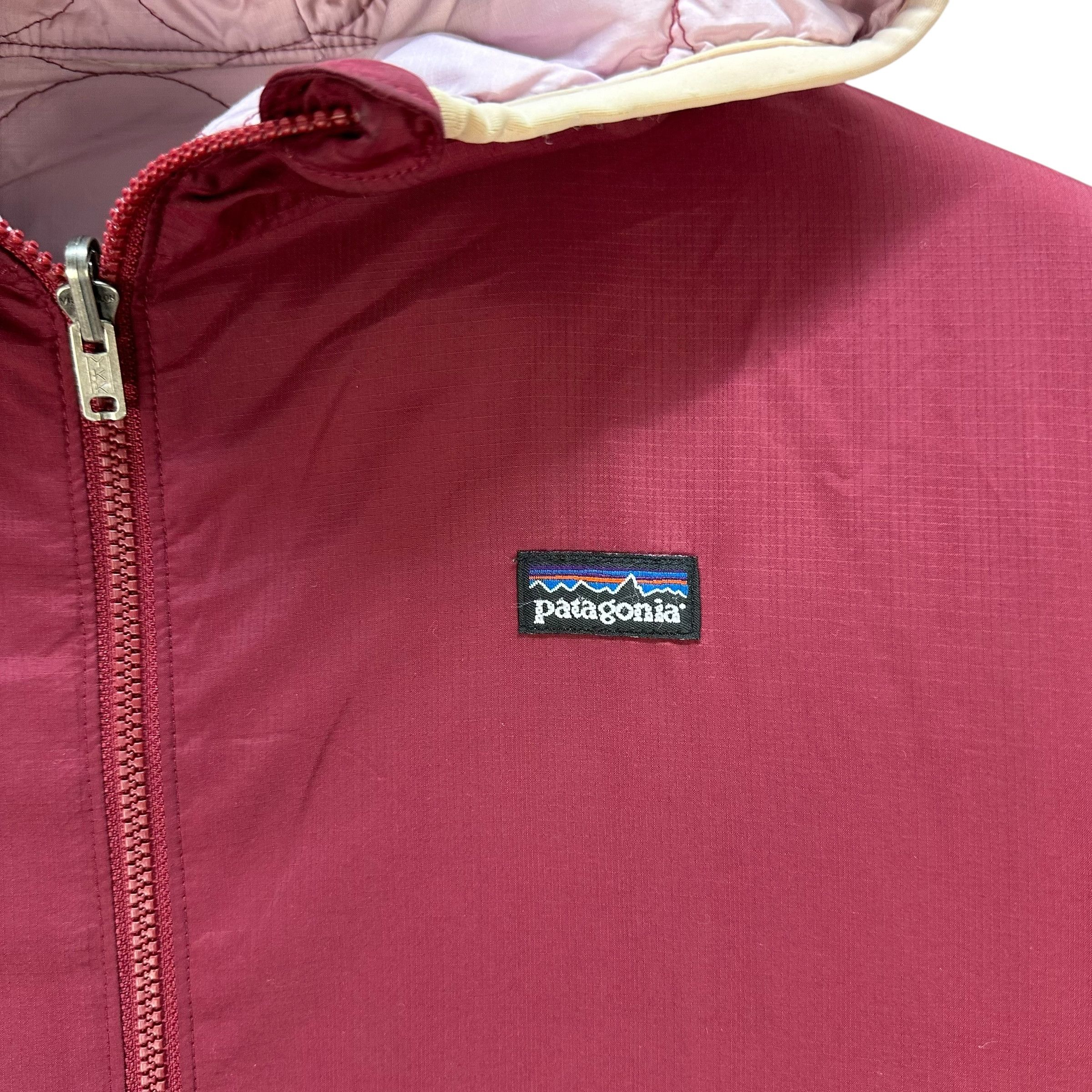 Patagonia PATAGONIA Pink Red Reversible Hooded Jacket #A76-1835 Size US M / EU 48-50 / 2 - 10 Thumbnail