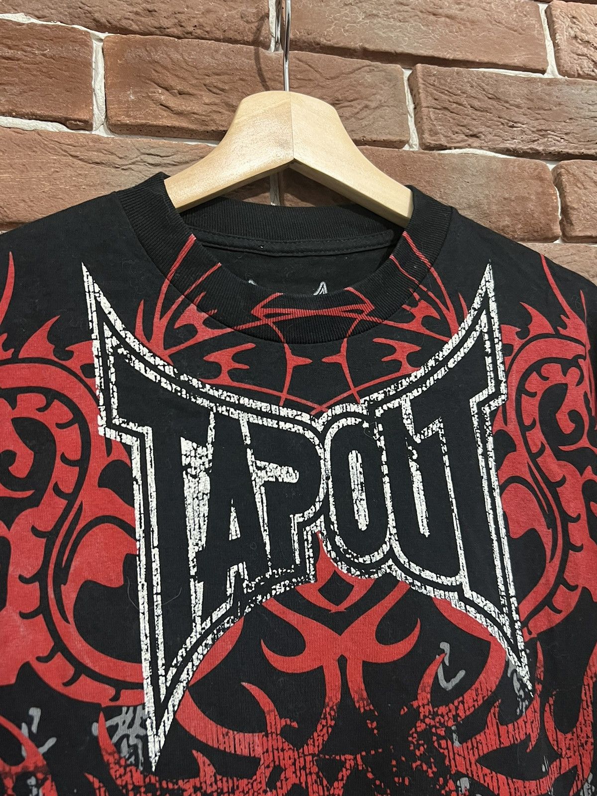 Tapout Vintage Y2K Tapout Signature Series MMA DRIP T-Shirt 00s Size US M / EU 48-50 / 2 - 4 Thumbnail