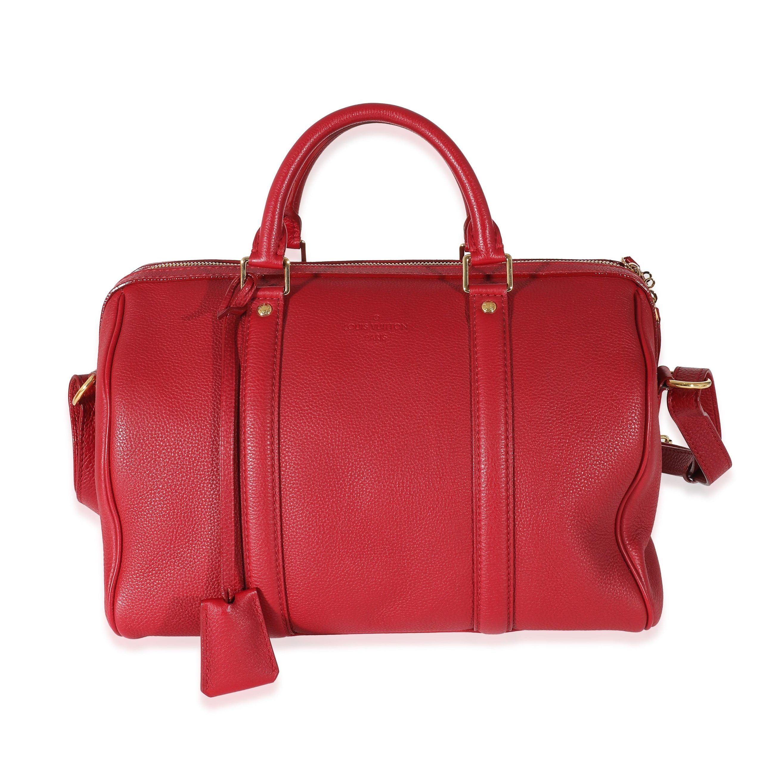 image of Louis Vuitton Cherry Calfskin Sofia Coppola Pm in Red, Women's