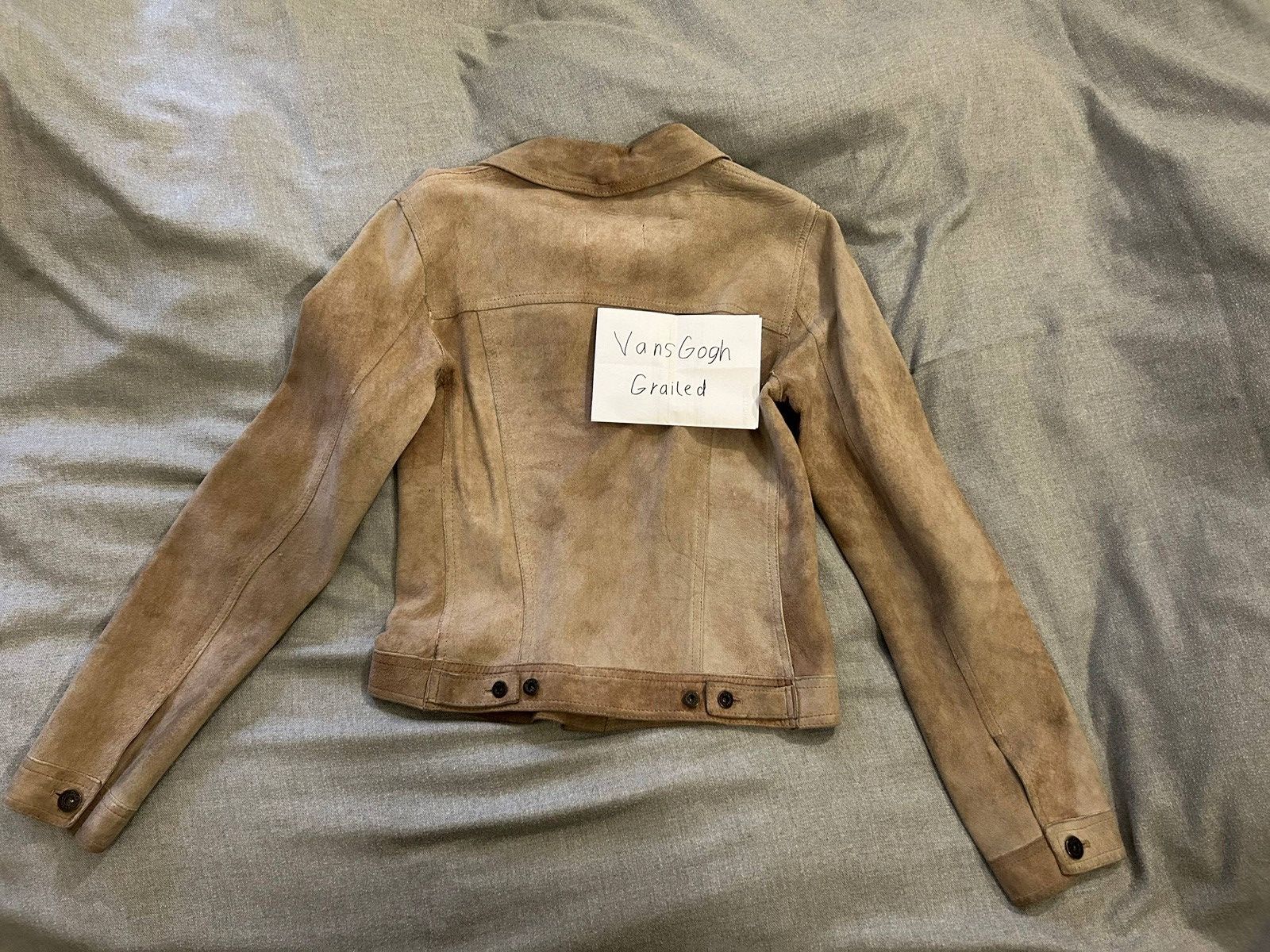Dolce & Gabbana Y2KDolce & Gabbana Suede Leather Jacket Size XS / US 0-2 / IT 36-38 - 2 Thumbnail