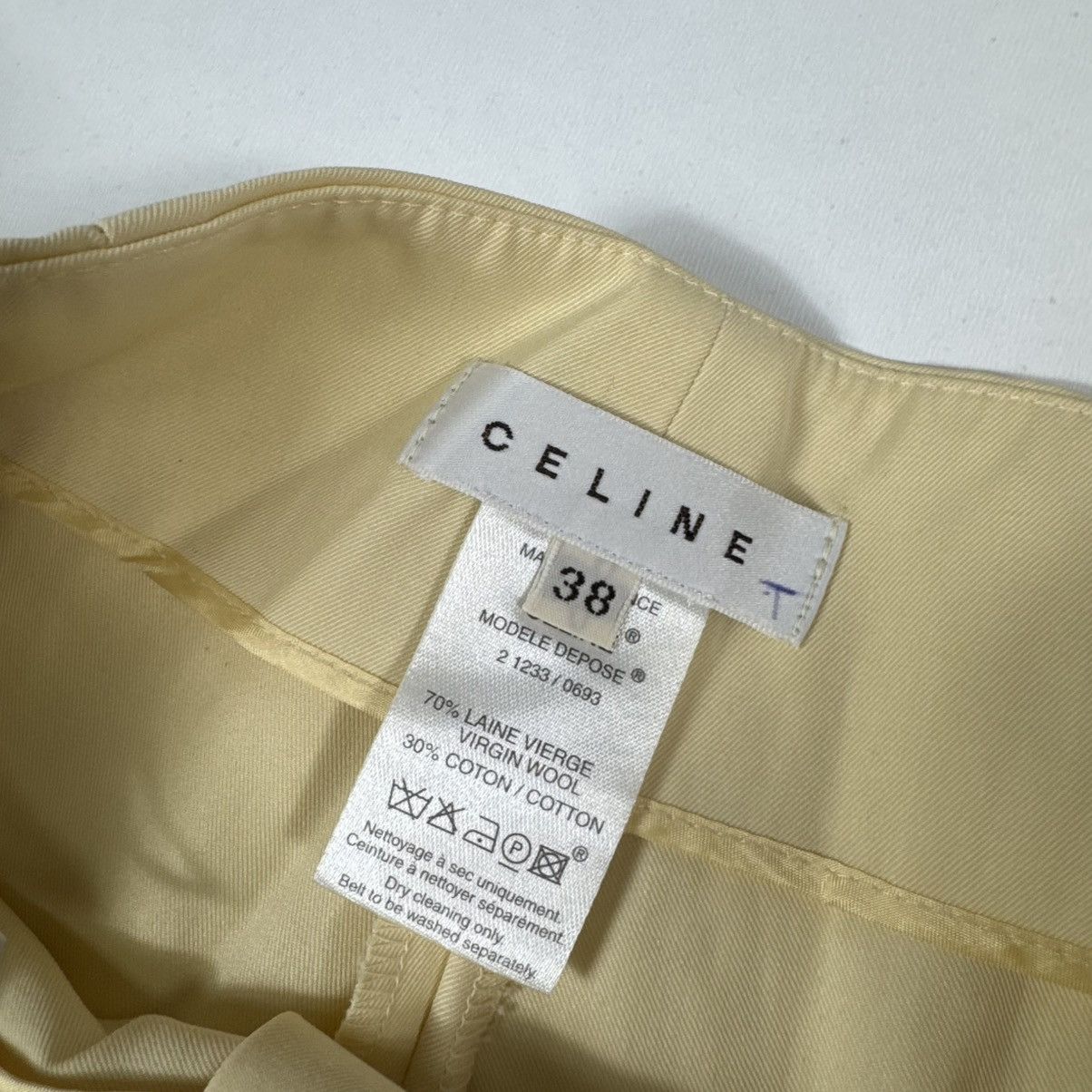 Celine vintage silk celine pants rare Size 26" / US 2 / IT 38 - 5 Thumbnail