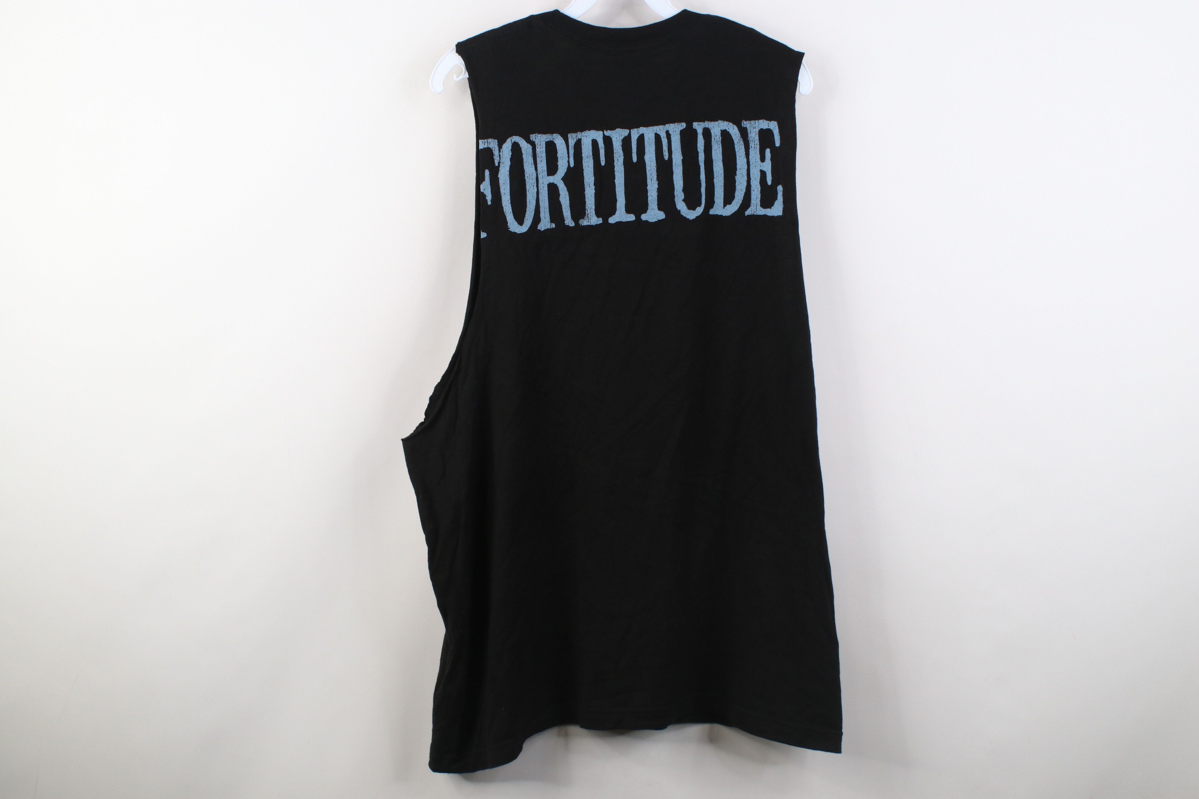 Vintage Y2K Streetwear Fortitude Heavy Metal Band Cut Off T-Shirt Size US L / EU 52-54 / 3 - 10 Thumbnail