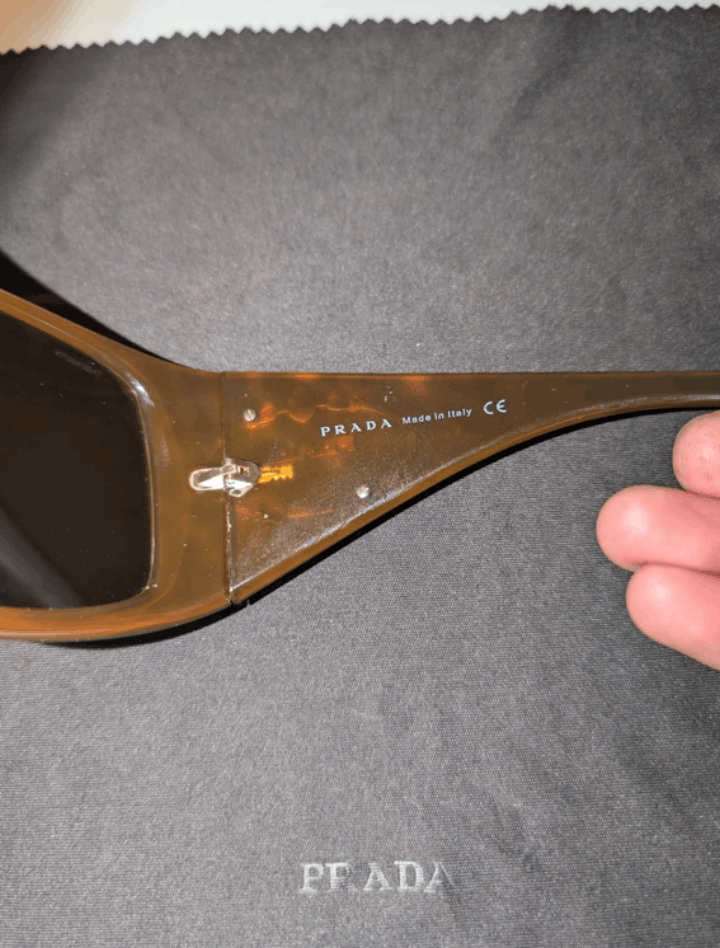 Prada PRADA Sunglasses SPR 04H Sport Red Tab Shield Mask Star Size ONE SIZE - 5 Thumbnail