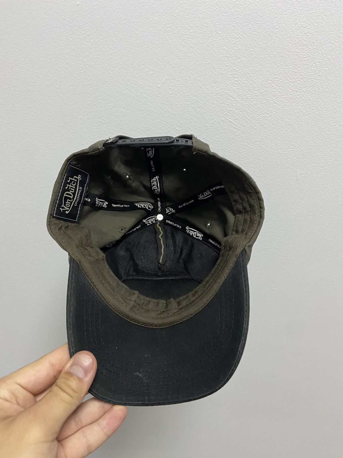Vintage × Von Dutch Von Dutch Vintage Big Logo Cap Hat Embroidered Y2K Size ONE SIZE - 6 Thumbnail