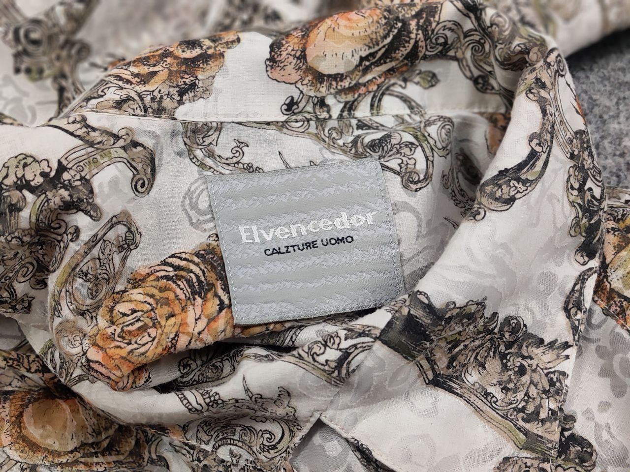 Japanese Brand Vintage 90's ElVencedor Uomo Japan Light Prin Flowers Shirt Size US L / EU 52-54 / 3 - 14 Thumbnail