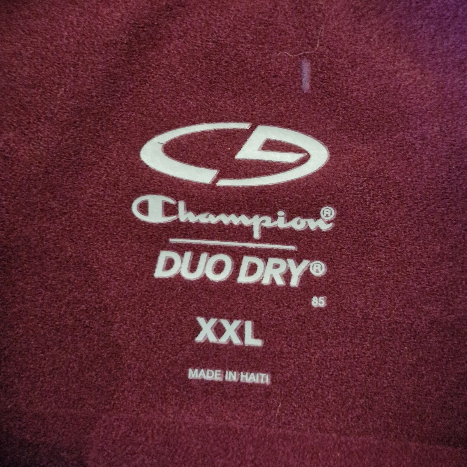 Champion Champion Duo Dry Power Core Solid Burgundy/Black Men XXL Size US XXL / EU 58 / 5 - 3 Thumbnail