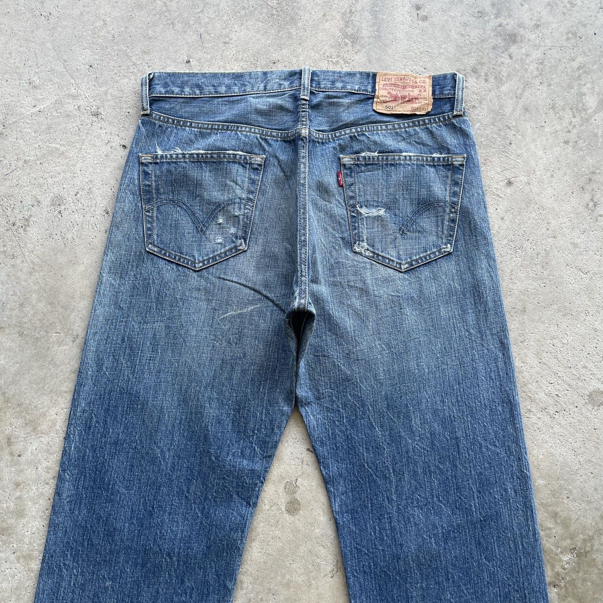 Levi's Vintage Levi’s 501 Distressed Jeans Pants Denim Faded W34 Size US 34 / EU 50 - 11 Thumbnail
