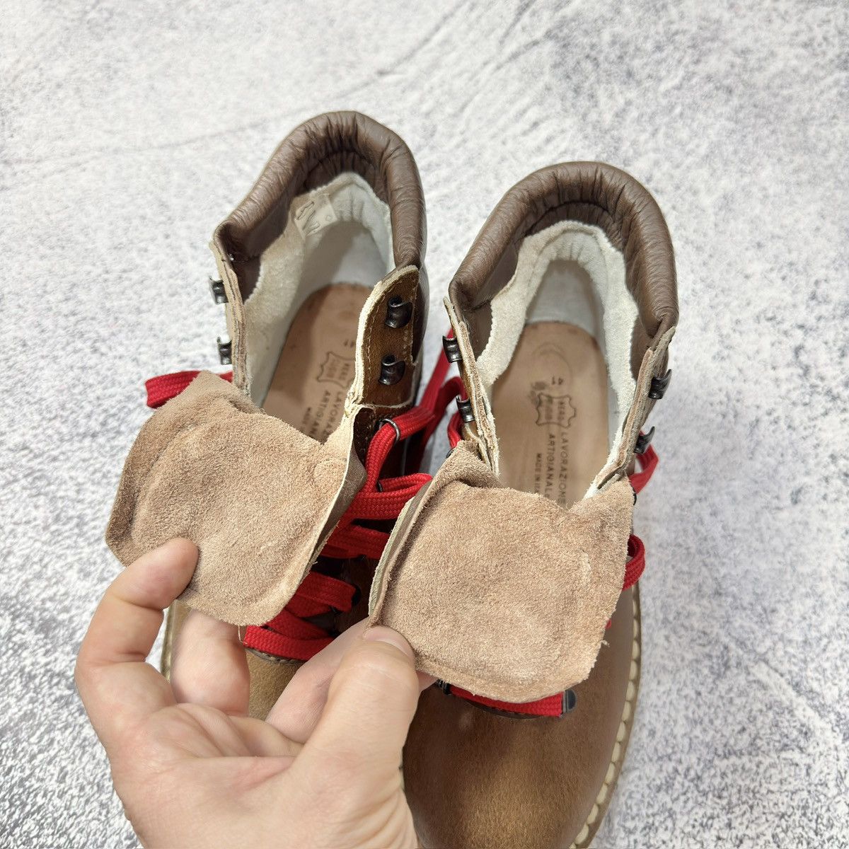 Vintage Vintage Hiking Trekking Boots Italy US8 UK7 EU41 26cm Size US 8 / EU 41 - 12 Thumbnail