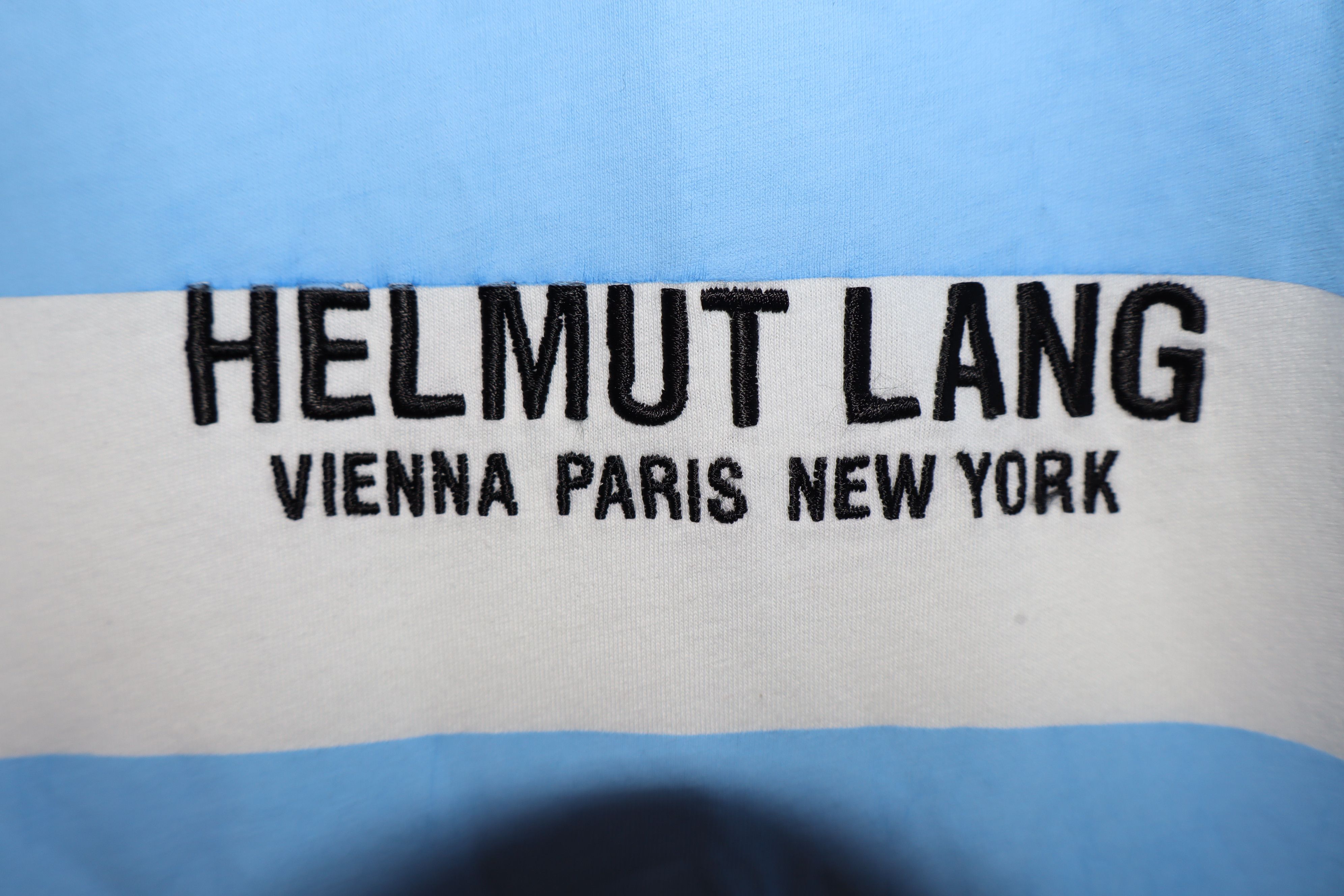Helmut Lang Stripped logo t-shirt Size US L / EU 52-54 / 3 - 5 Thumbnail