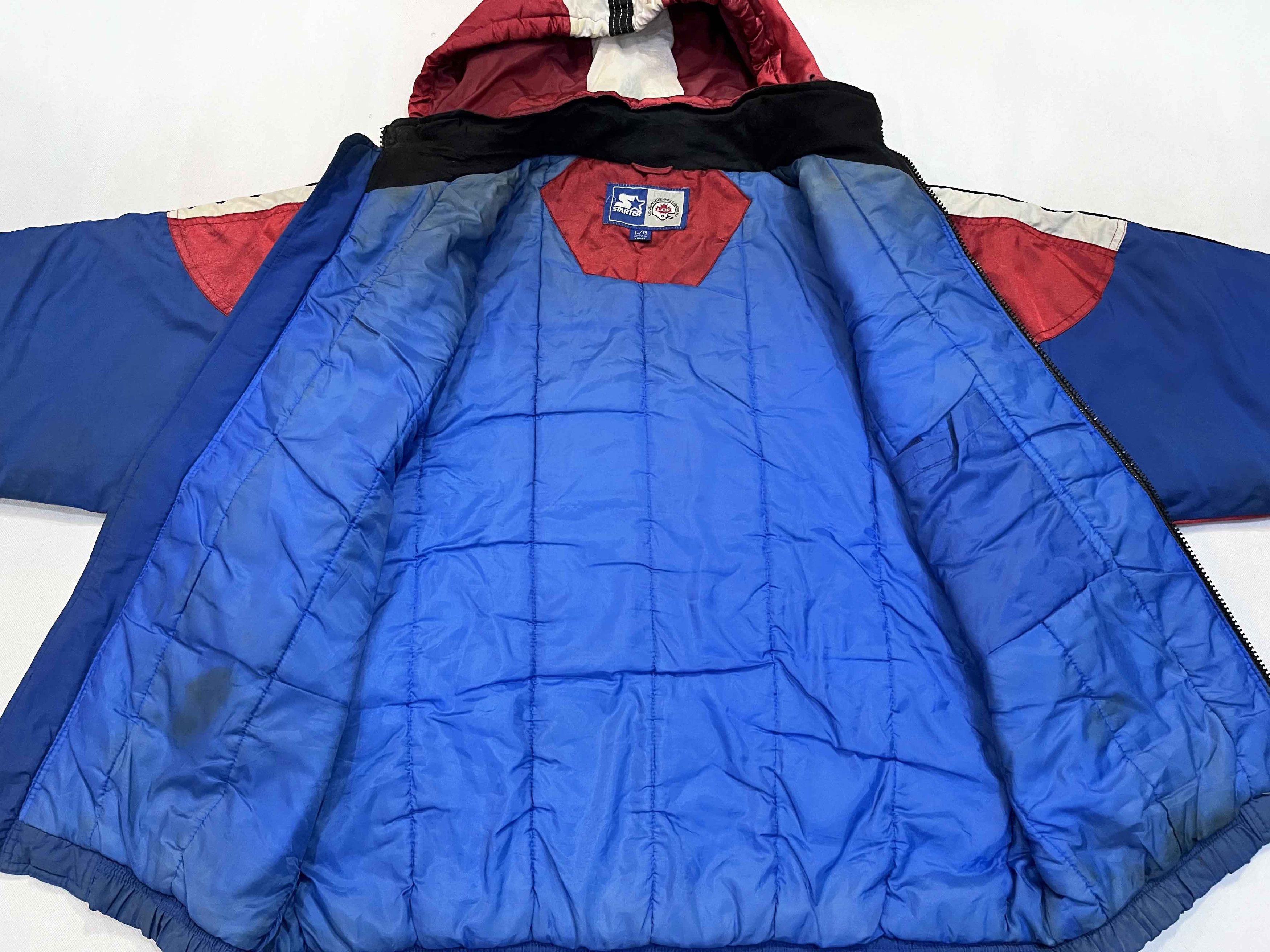 Starter × Vintage Vintage Starter CFL Montreal Alouettes Full Zip Jacket Size US L / EU 52-54 / 3 - 9 Thumbnail