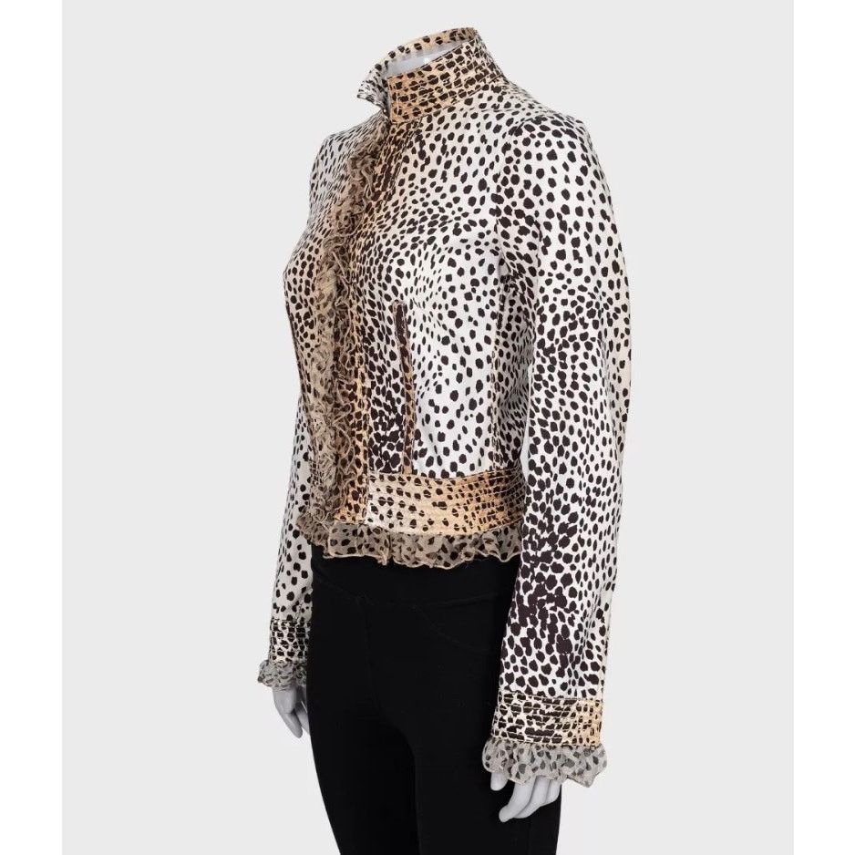Roberto Cavalli Roberto Cavalli Animal Print Fitted Jacket IT38 XS Size XS / US 0-2 / IT 36-38 - 2 Thumbnail