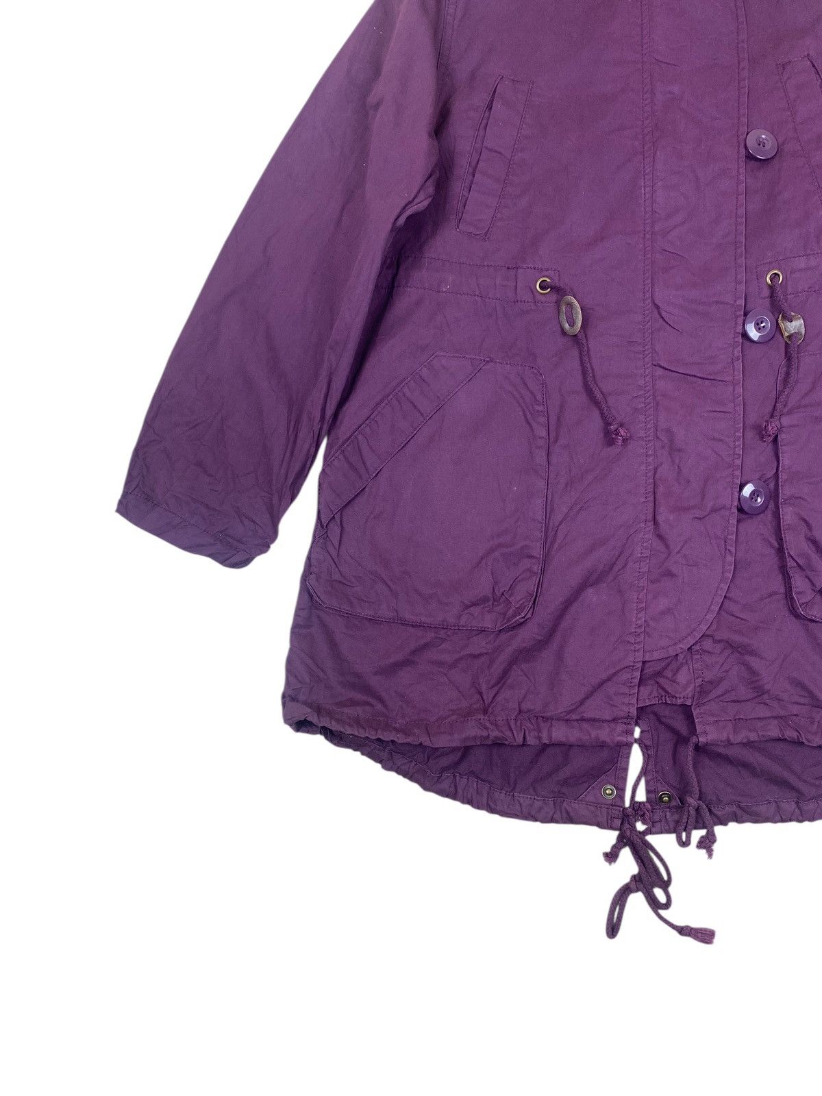 If Six Was Nine × Japanese Brand As Know As De Base Purple Fishtail Parka Sweater Size US M / EU 48-50 / 2 - 5 Thumbnail