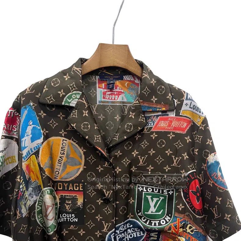 Louis Vuitton Louis Vuitton Reading Badge Short Sleeve Shirt Size XS / US 0-2 / IT 36-38 - 3 Thumbnail