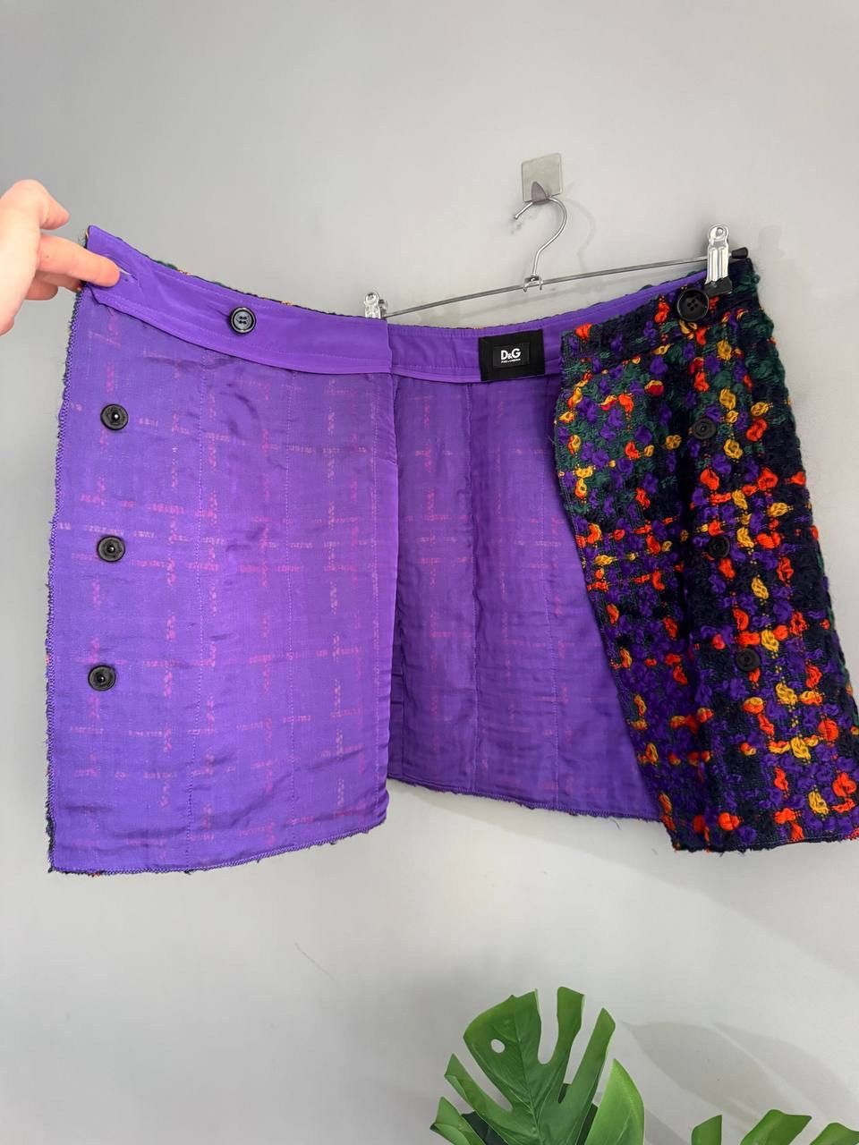 Dolce & Gabbana Dolce & Gabbana Multicolor Tweed Wool/Silk Skirt Sz IT42 / M Size 28" / US 6 / IT 42 - 9 Thumbnail