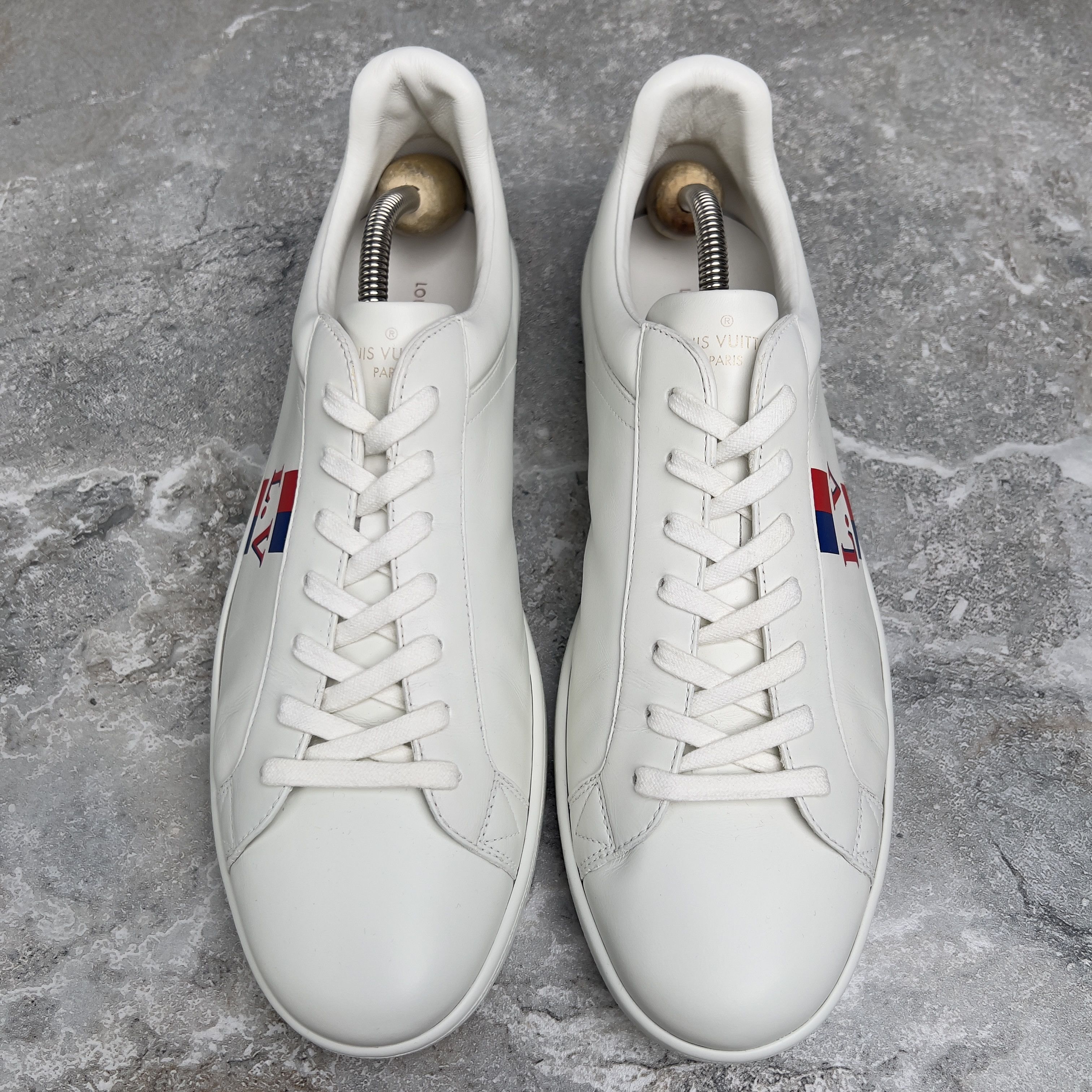 Louis Vuitton Louis Vuitton Luxembourg Sneakers Logo Leather Size US 10 / EU 43 - 4 Thumbnail
