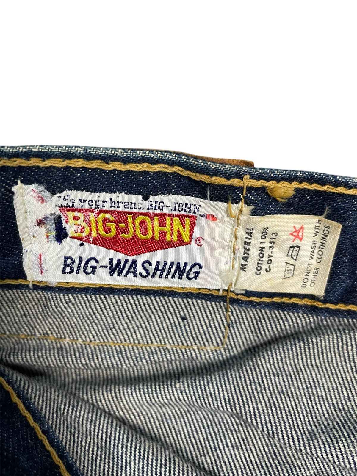 Japanese Brand Vintage 70s Big John Bootcut Flare Jeans Size US 31 - 11 Thumbnail