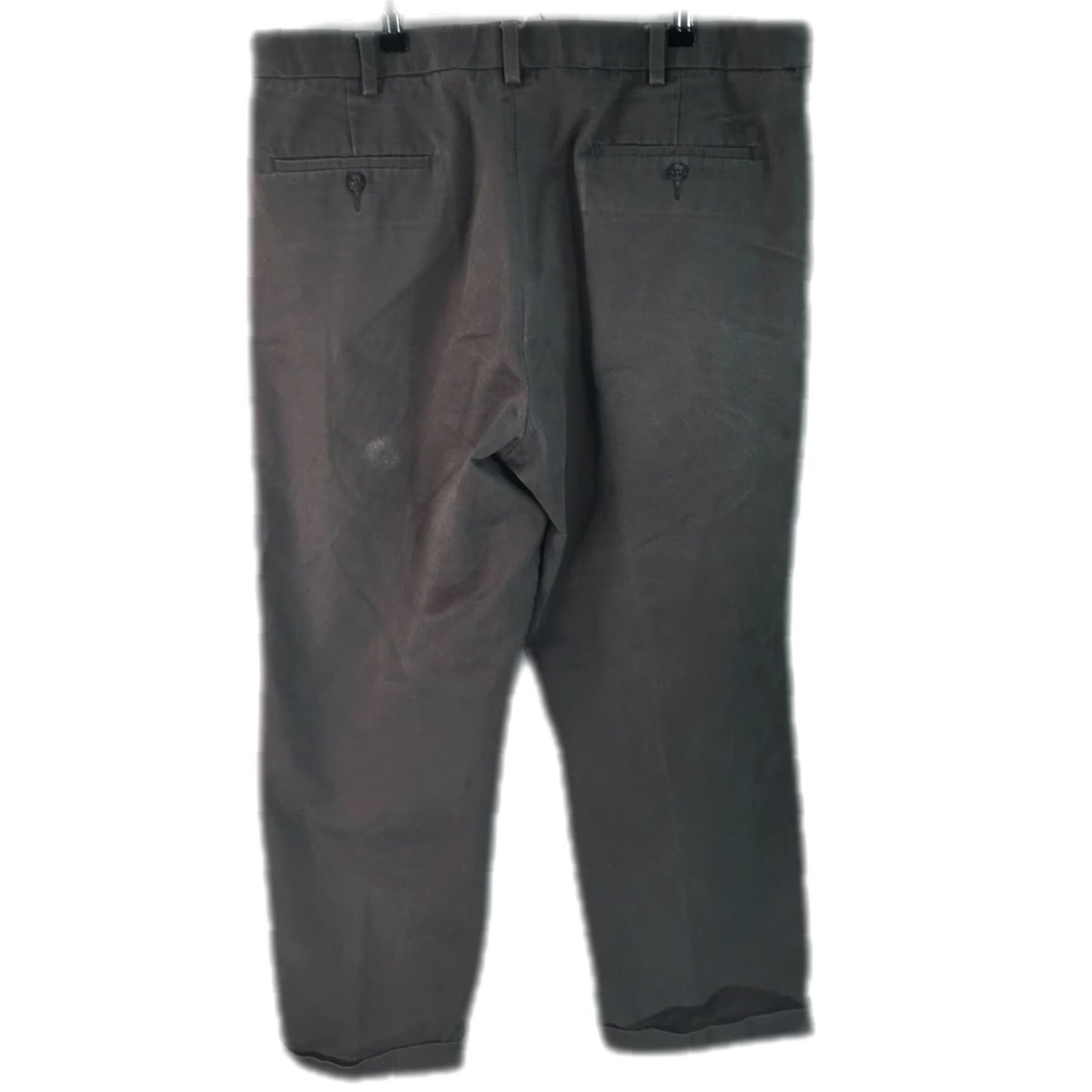 Dockers DOCKERS Mens Dress Pants Gray 38X29 Classic Fit Straight Leg High Rise Pants Size US 38 / EU 54 - 2 Thumbnail