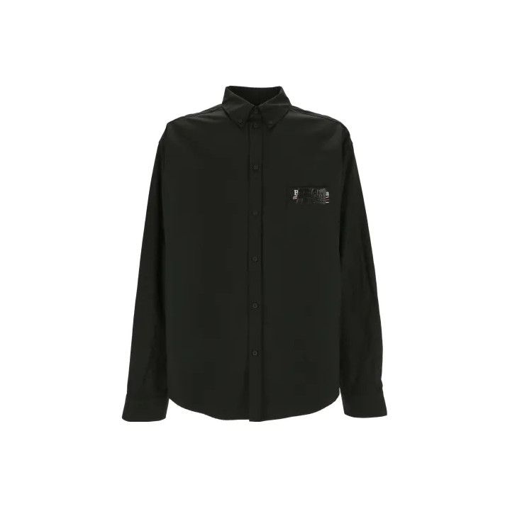 Balenciaga Balenciaga Black Long Sleeve Button-Up Shirt Size US M / EU 48-50 / 2 - 1 Thumbnail