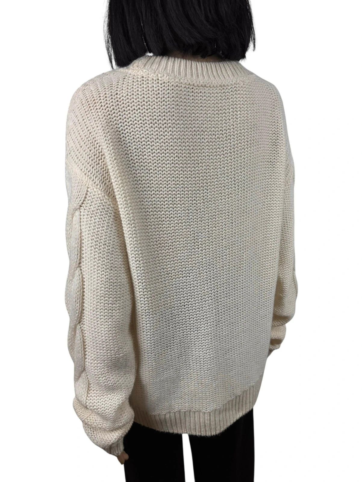 Other Madeleine Tight Knit Cashmere Sweater Ivory size Size L / US 10 / IT 46 - 7 Thumbnail