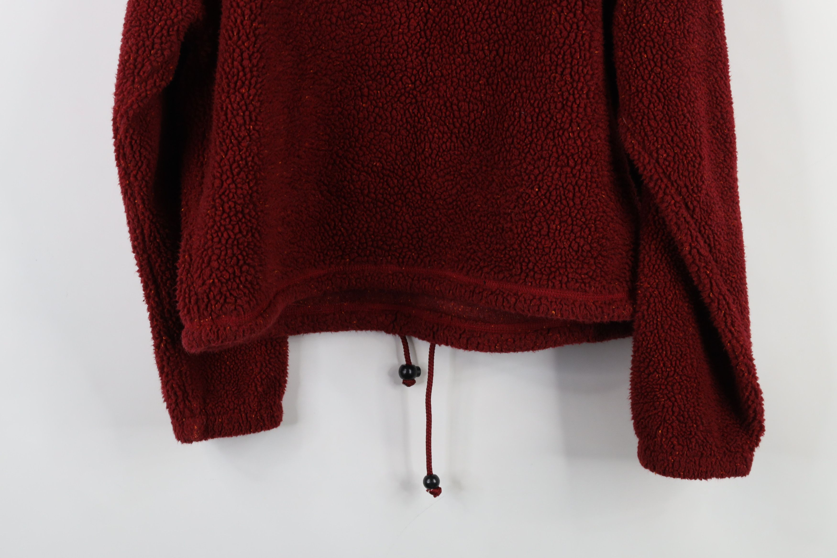 Vintage Vintage 90s Streetwear Cropped Deep Pile Fleece Hoodie USA Size M / US 6-8 / IT 42-44 - 12 Thumbnail