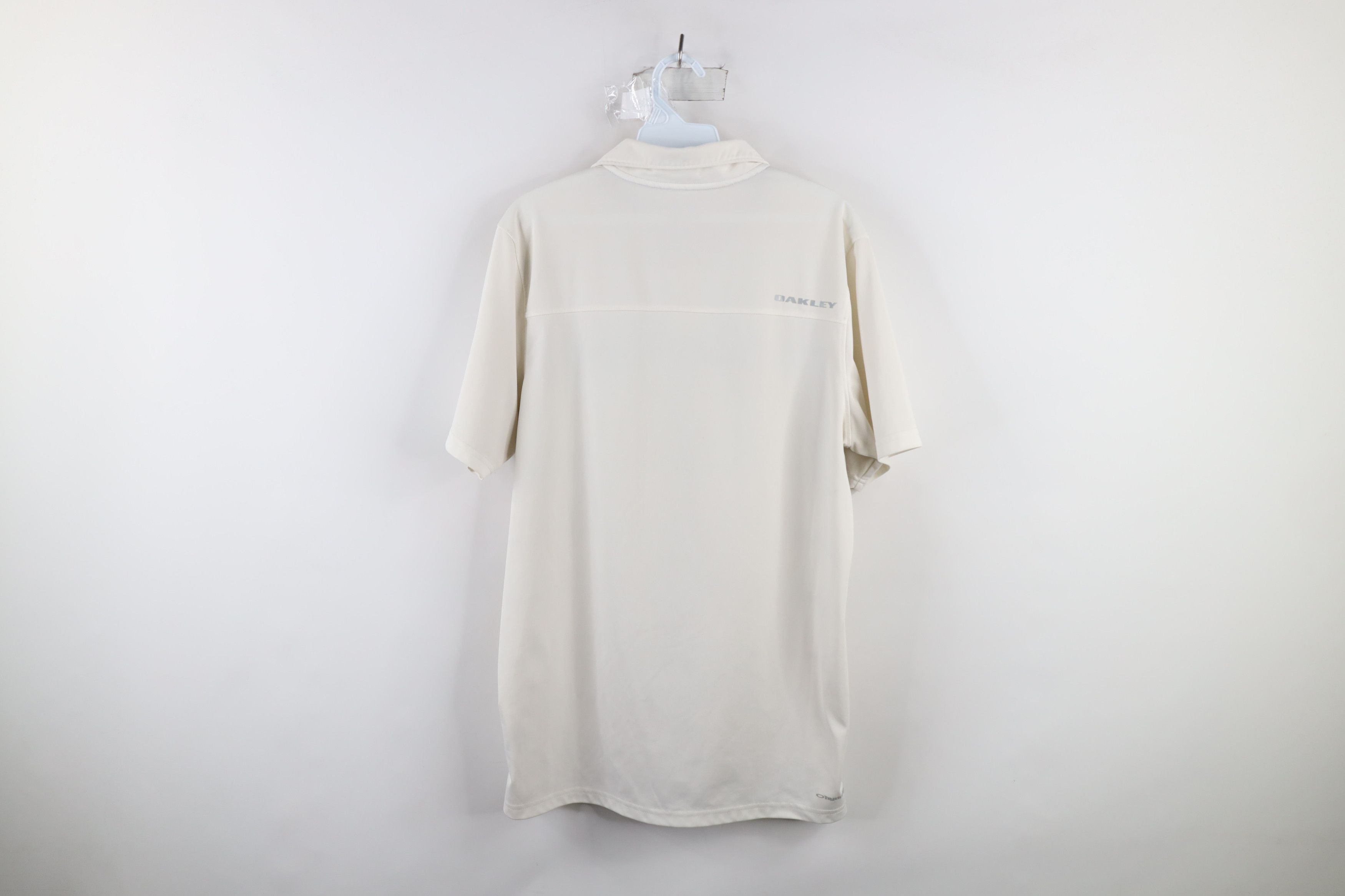 Oakley × Vintage Oakley Fit Spell Out O Logo Striped Collared Golf Polo Shirt Size US S / EU 44-46 / 1 - 11 Thumbnail