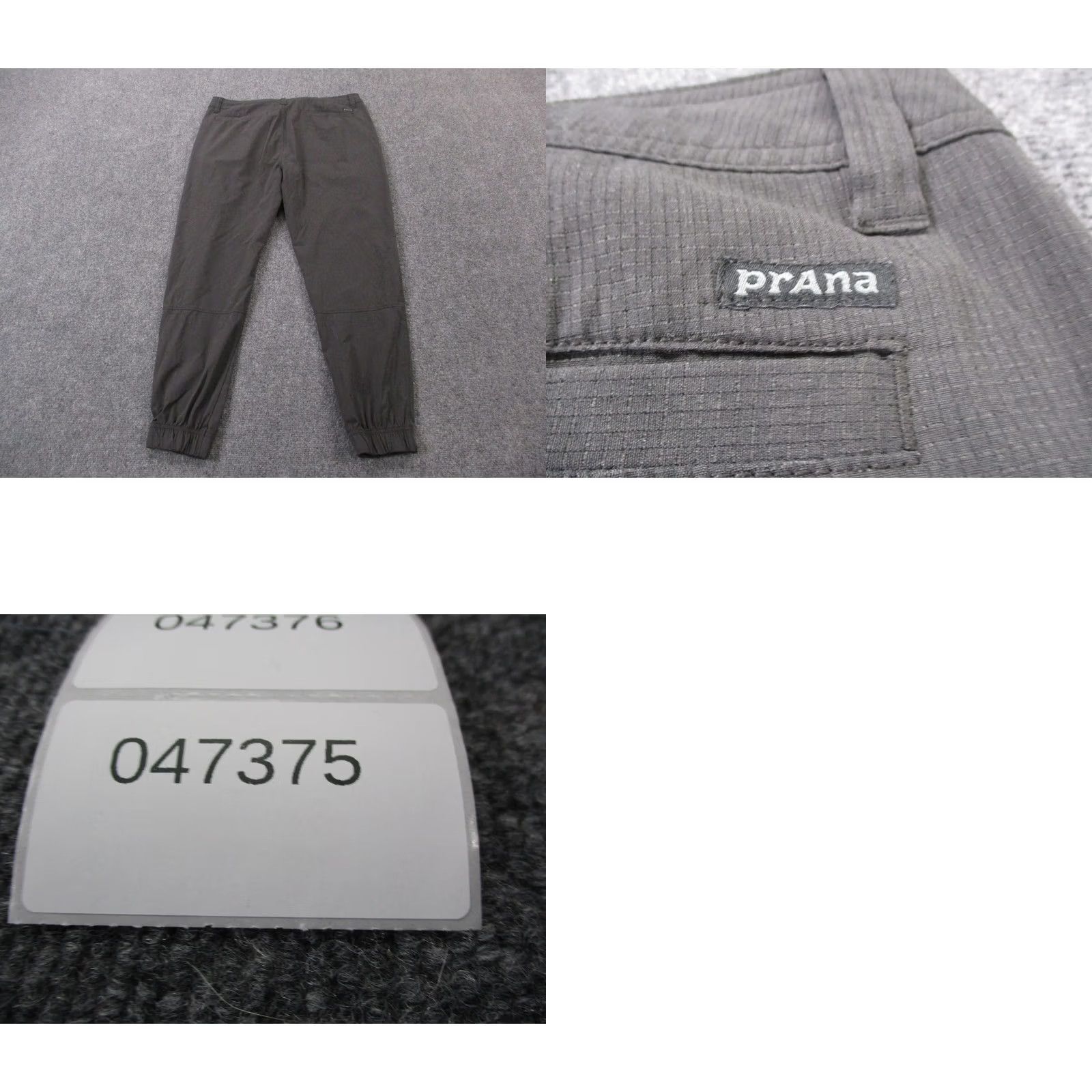 Prana prAna Pants Mens 34 Gray Cargo Tapered Jogger Performance Golf Stretch Casual Size US 34 / EU 50 - 9 Thumbnail