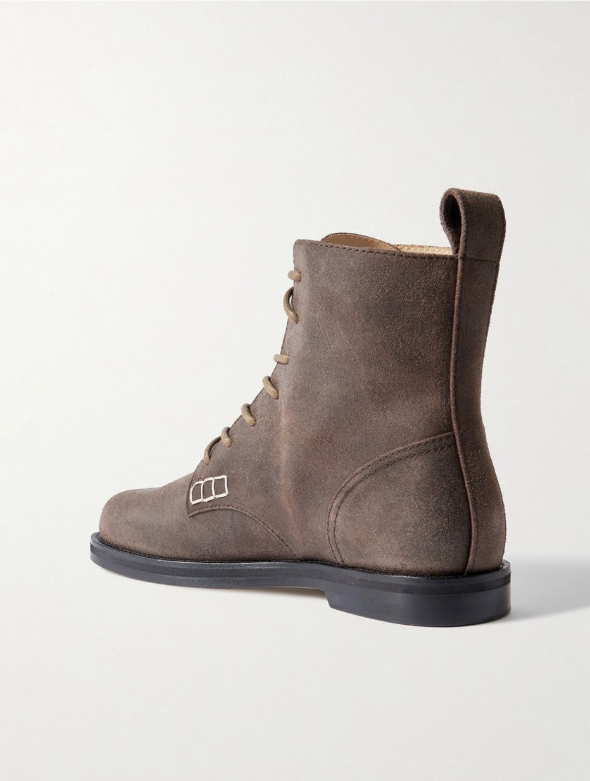 JW Anderson J.W. Anderson Loafer Combat Boots $1045 Brown Suede Size US 7 / EU 40 - 3 Thumbnail