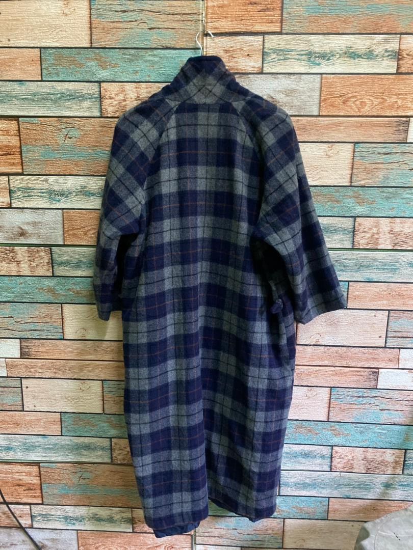 Pierre Balmain Pierre Balmain Checkered Vent Vert Wool Robe Size L Size US L / EU 52-54 / 3 - 2 Thumbnail