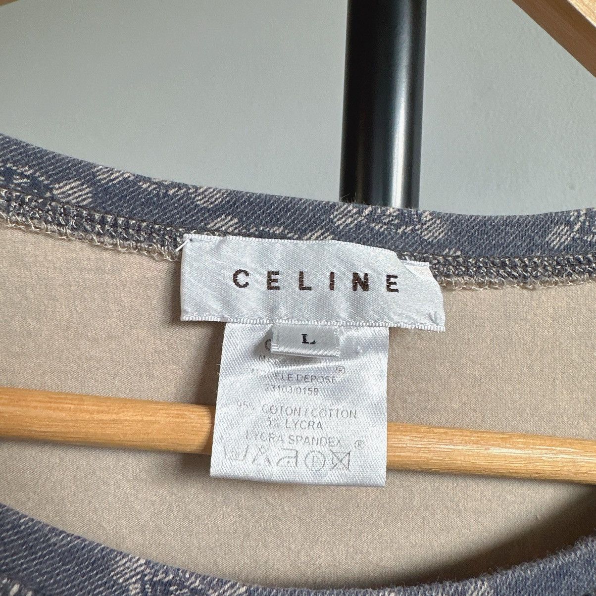Celine Vintage Celine Monogram Long Sleeve top Size L / US 10 / IT 46 - 4 Thumbnail