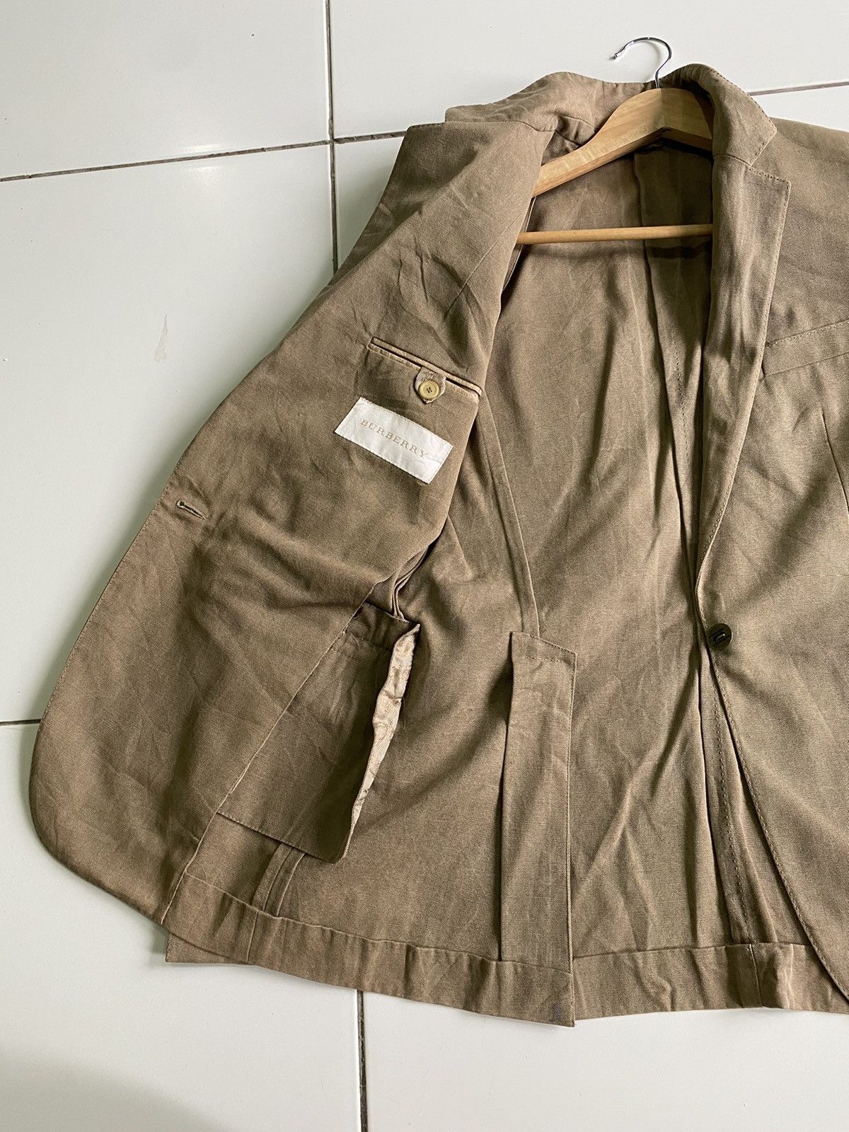 Burberry Vintage 80s Burberry Coat cotton Made in itali Size M / US 6-8 / IT 42-44 - 3 Thumbnail
