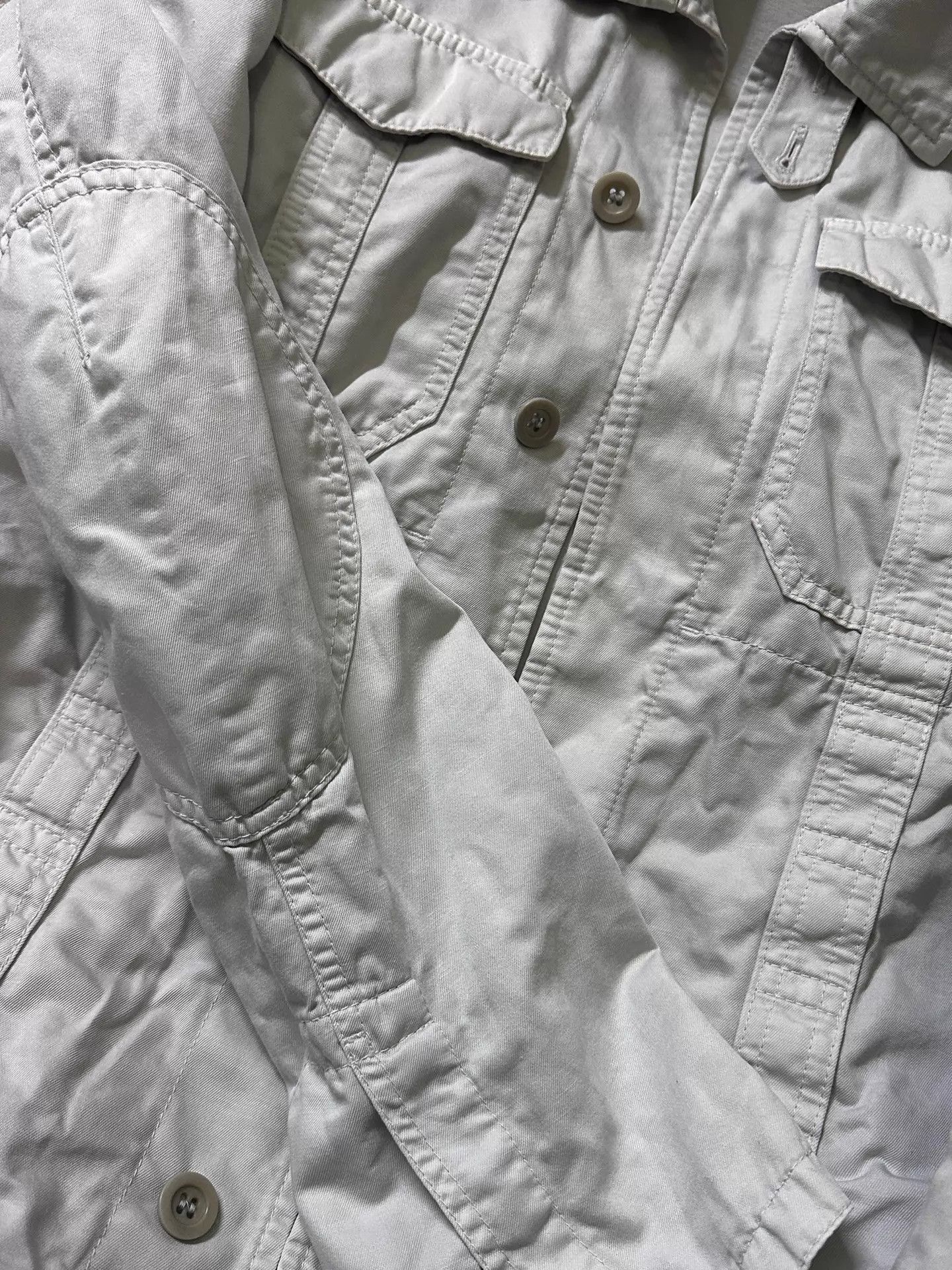 Maison Margiela MMM Replica SS14 German Military Shirt Jacket Ice Gray Size US M / EU 48-50 / 2 - 3 Thumbnail