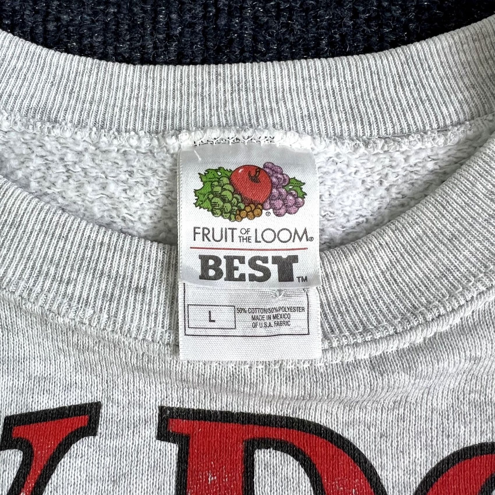 Fruit Of The Loom VINTAGE Lhasa Apso Sweatshirt Mens Large Gray My Dog Walks All Over Me 90s Size US L / EU 52-54 / 3 - 3 Thumbnail