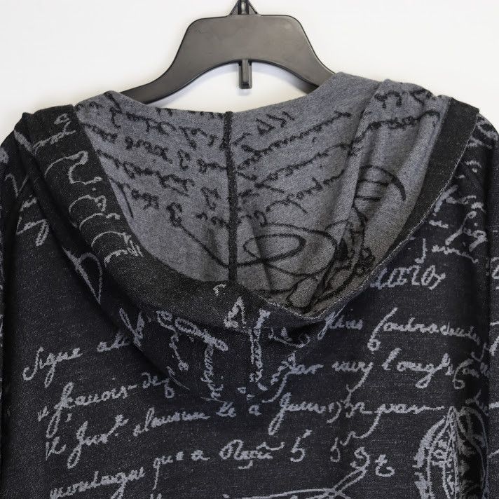 Berluti o1rshd1 Scritto Zip Up Hoodie in Noir Size US L / EU 52-54 / 3 - 10 Thumbnail
